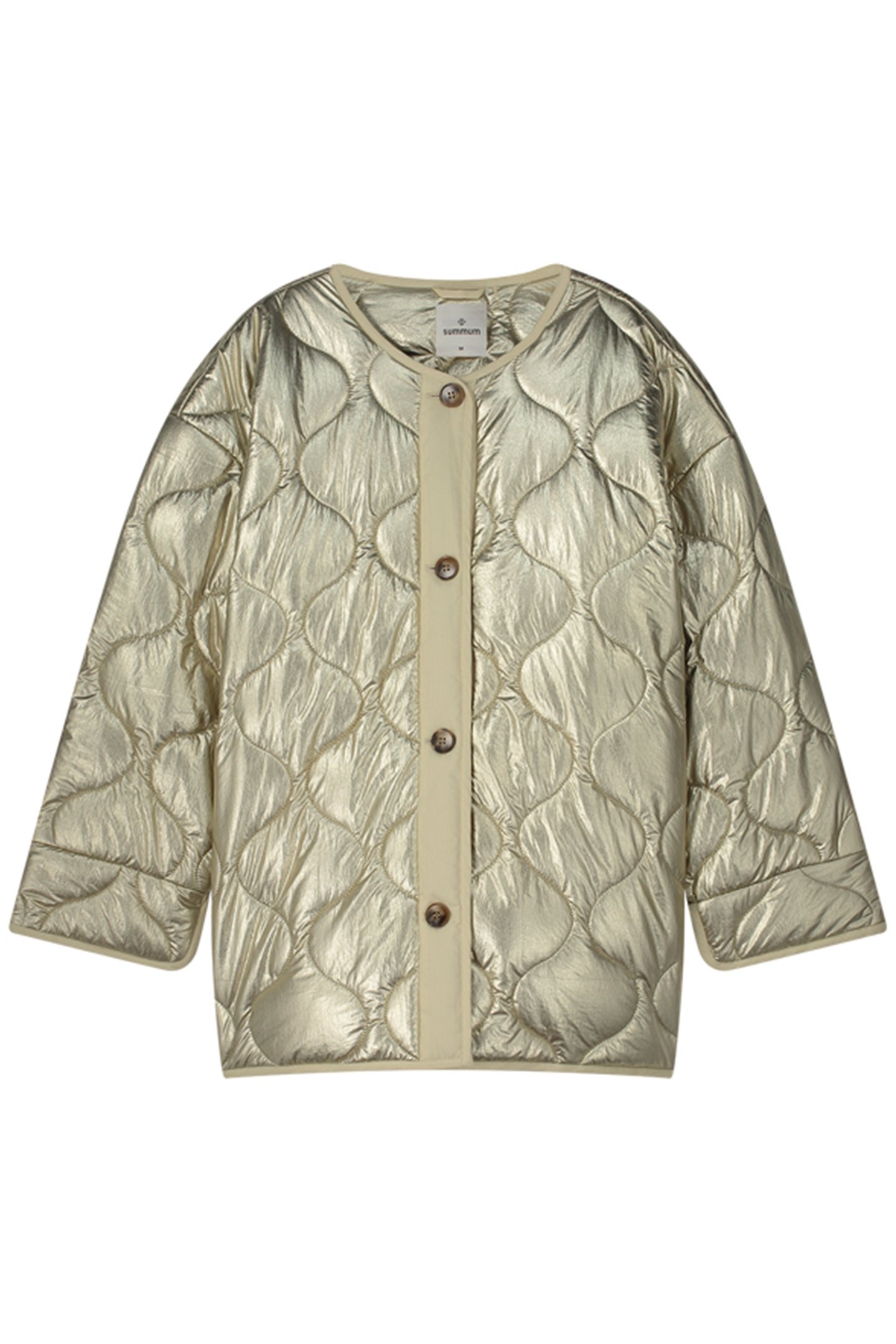 JACKET QUILTED METALLIC DUNE 2