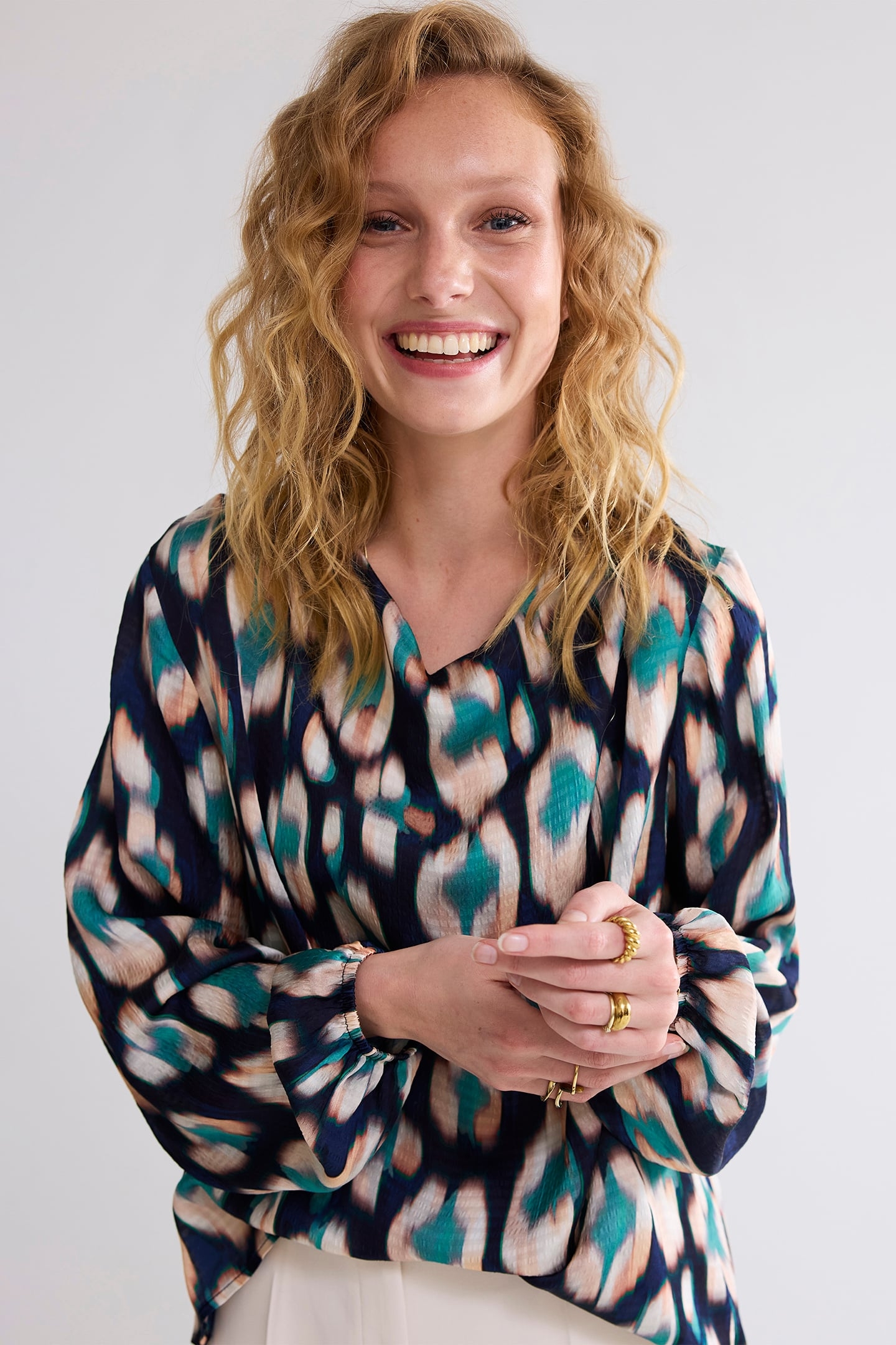 TOP PAINTED IKAT MIDNIGHT BLUE 4