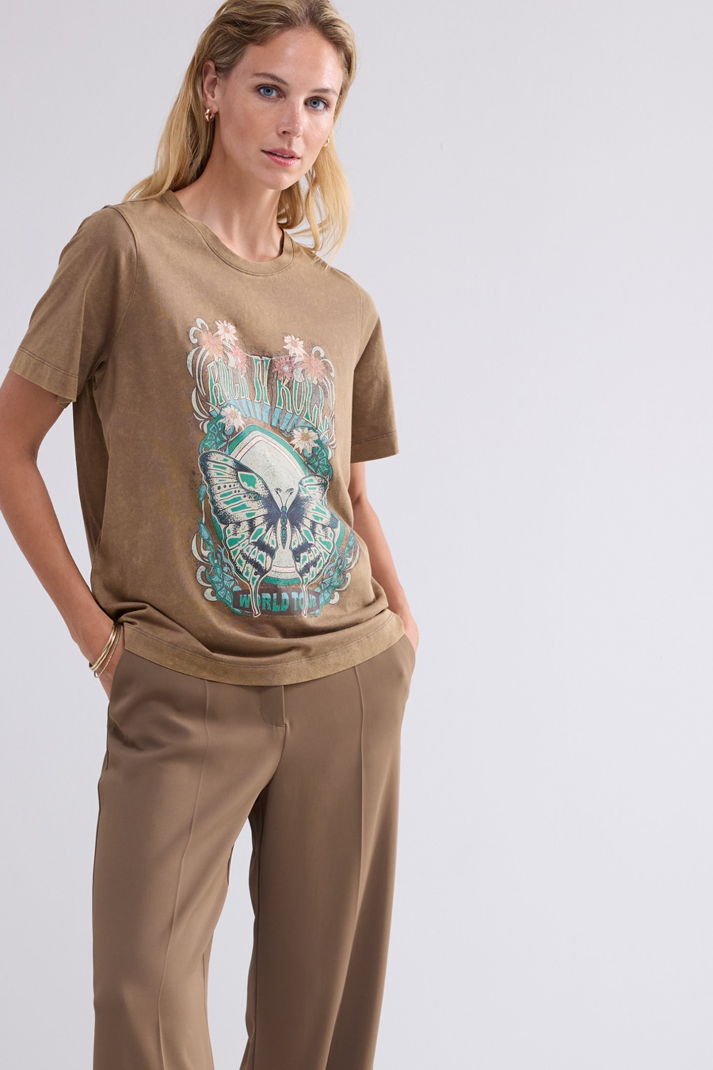 ROUND NECK T-SHIRT OLIVE 4