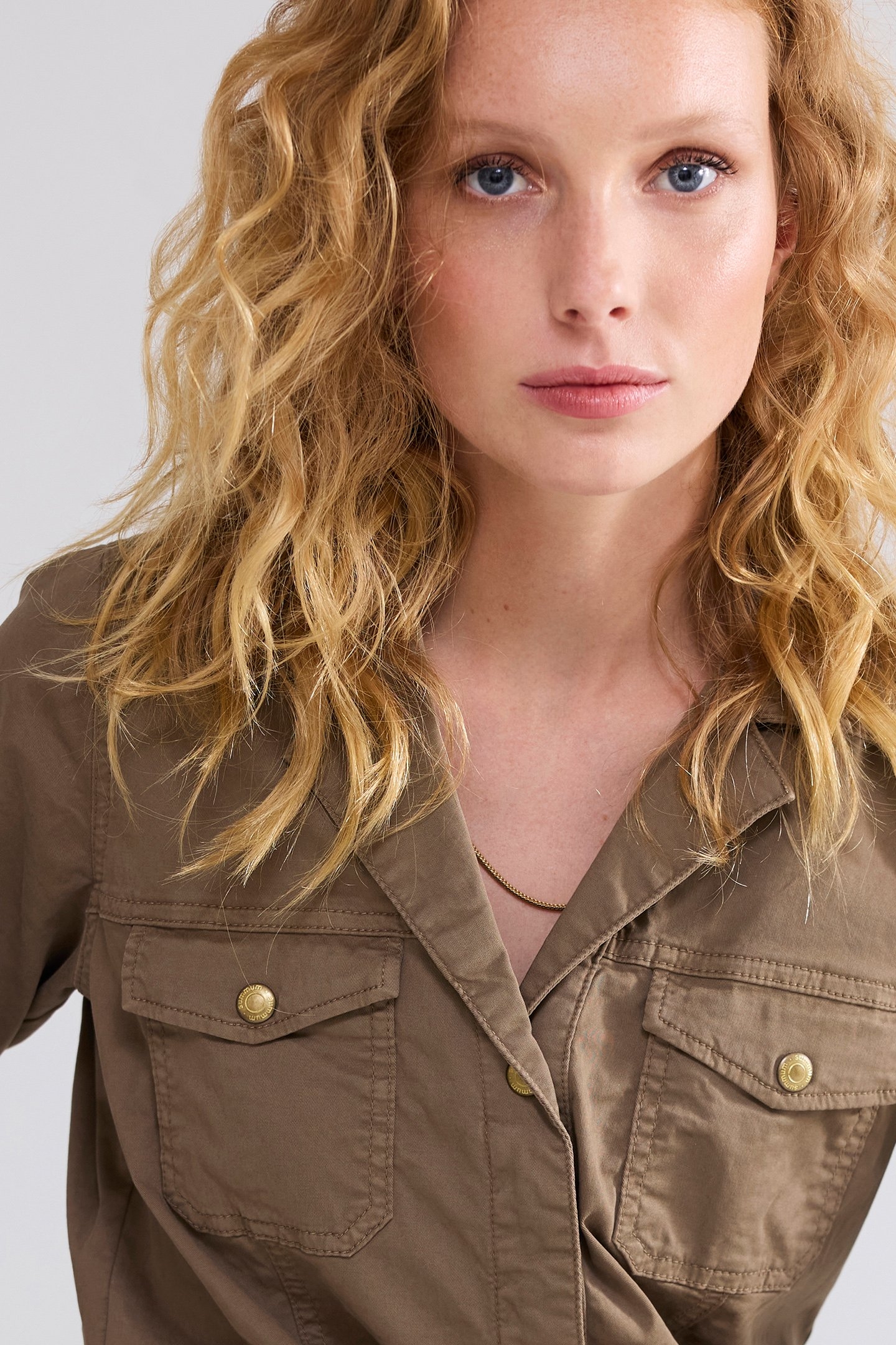 JUMPSUIT BUTTER TENCEL TWILL OLIVE 4