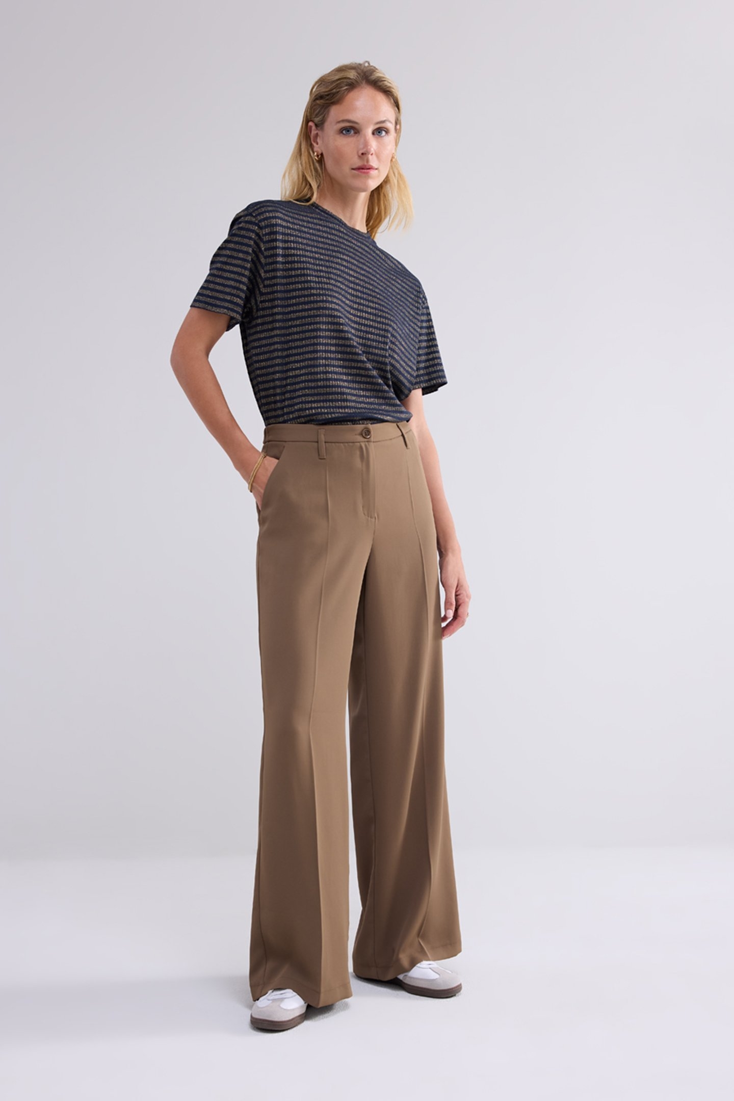 TROUSERS FLUID OLIVE 2