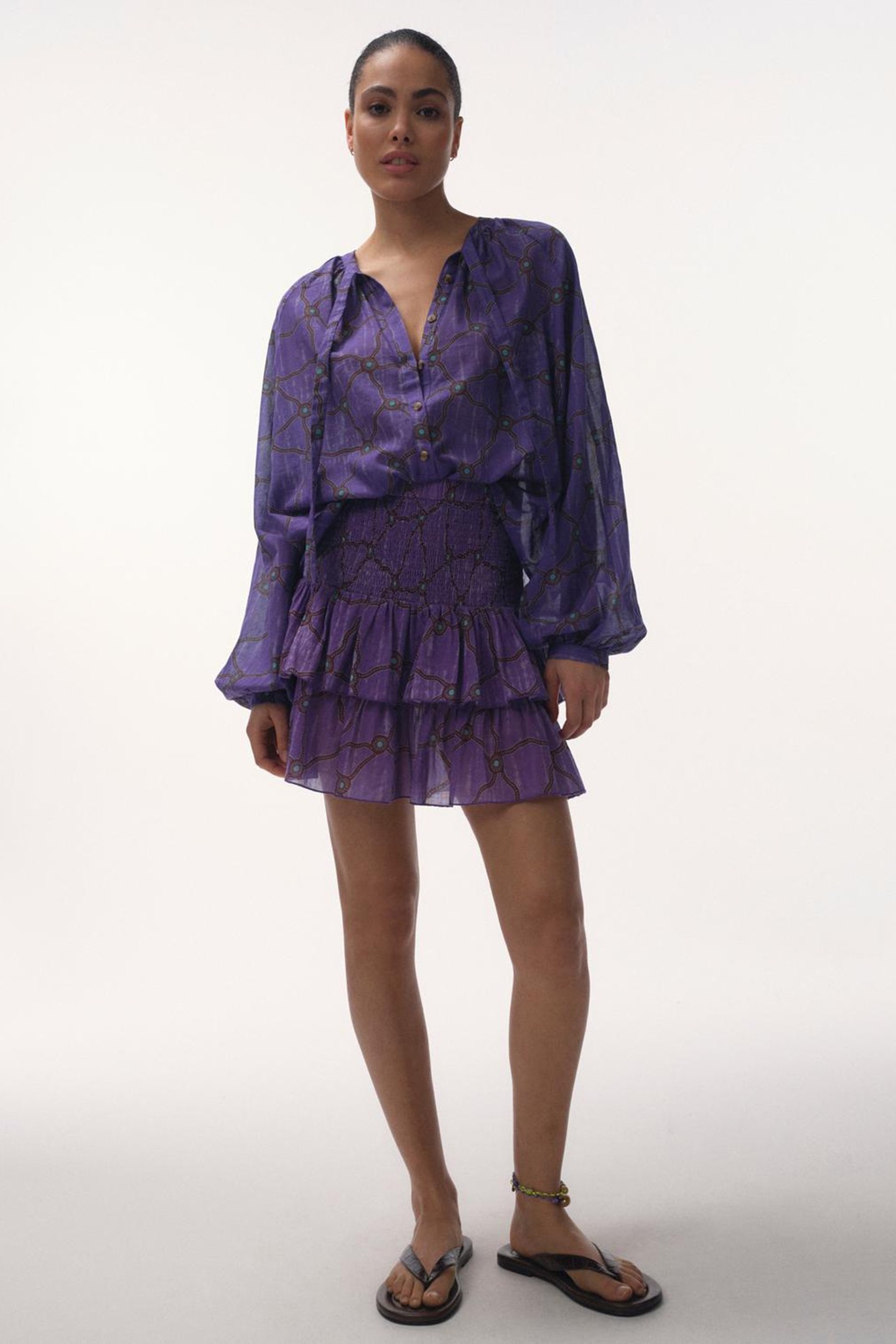 VIVIAN SKIRT PURPLE 1