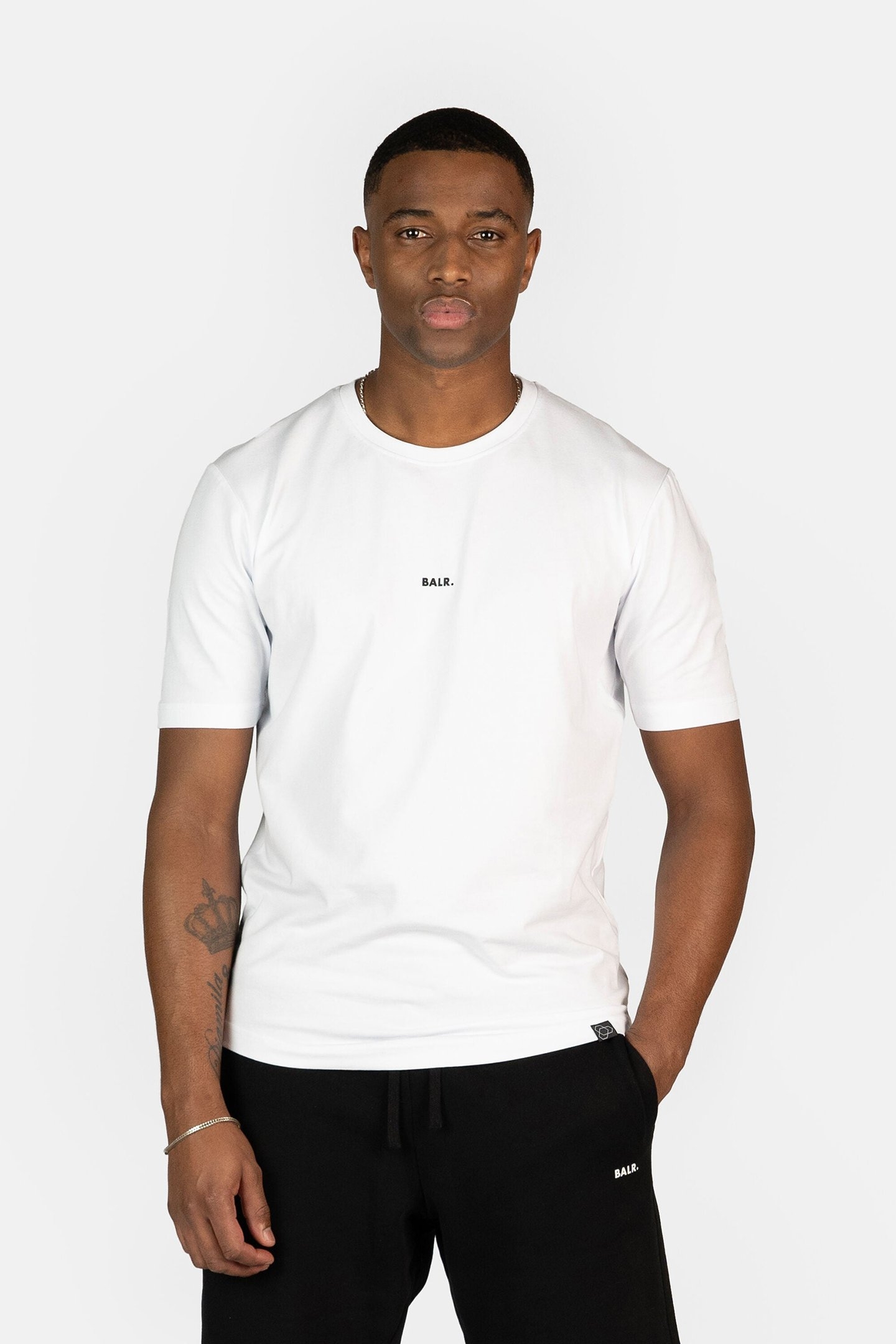 BRAND SLIM FIT T-SHIRT BRIGHT WHITE 1