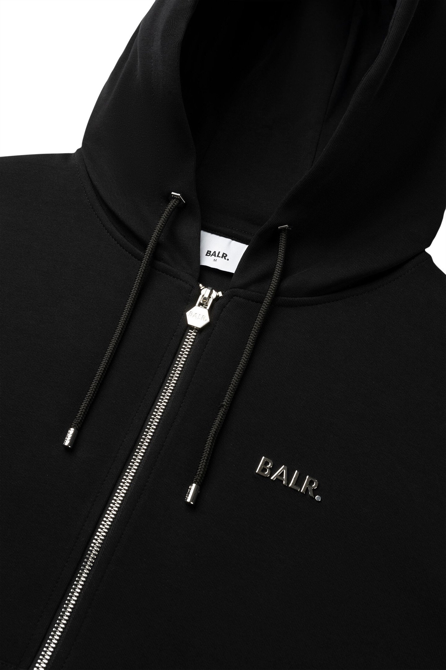 Q-SERIES REGULAR FIT ZIP THROUGH HOODIE JET BLACK 5