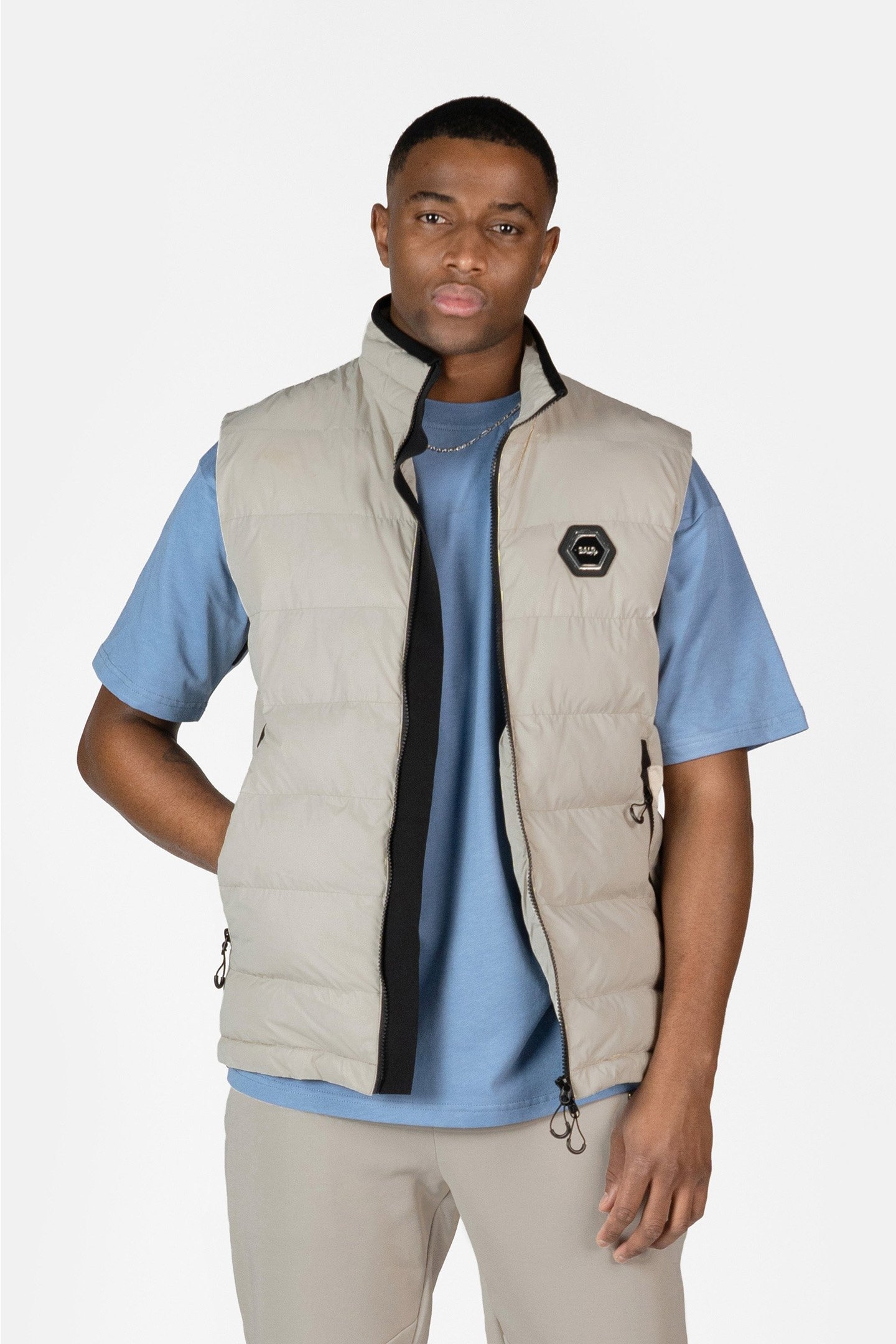 HEXLINE REGULAR FIT BODYWARMER SILVER LINING 1