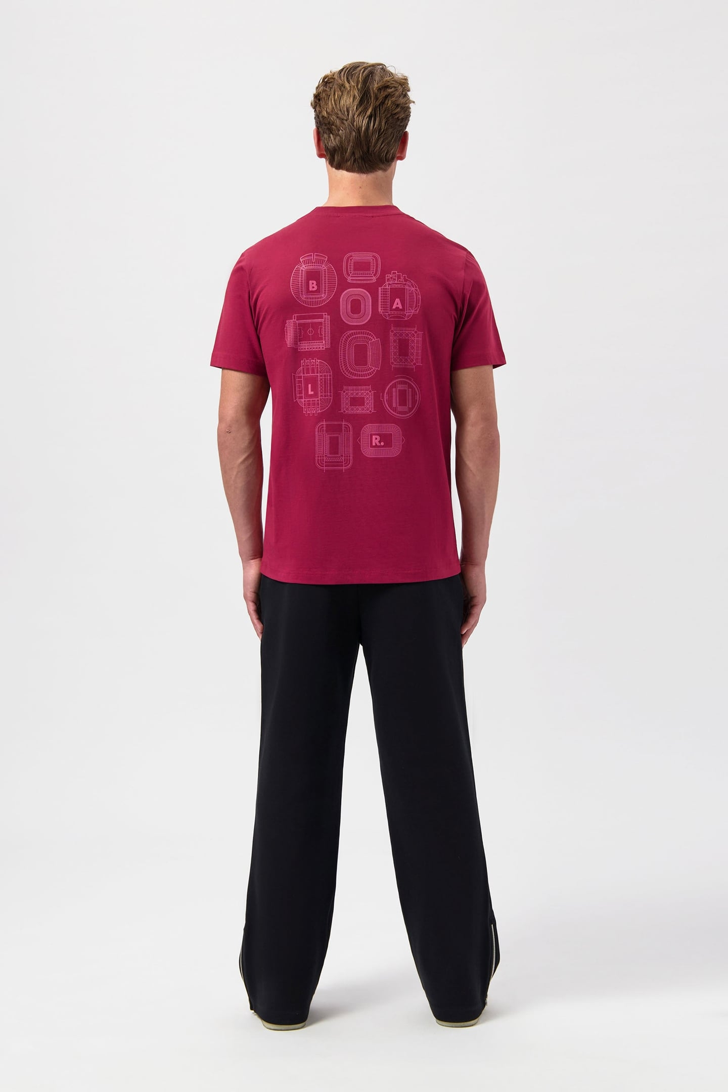 BALR. STADIUM REGULAR FIT T-SHIRT TIBETIAN RED 4