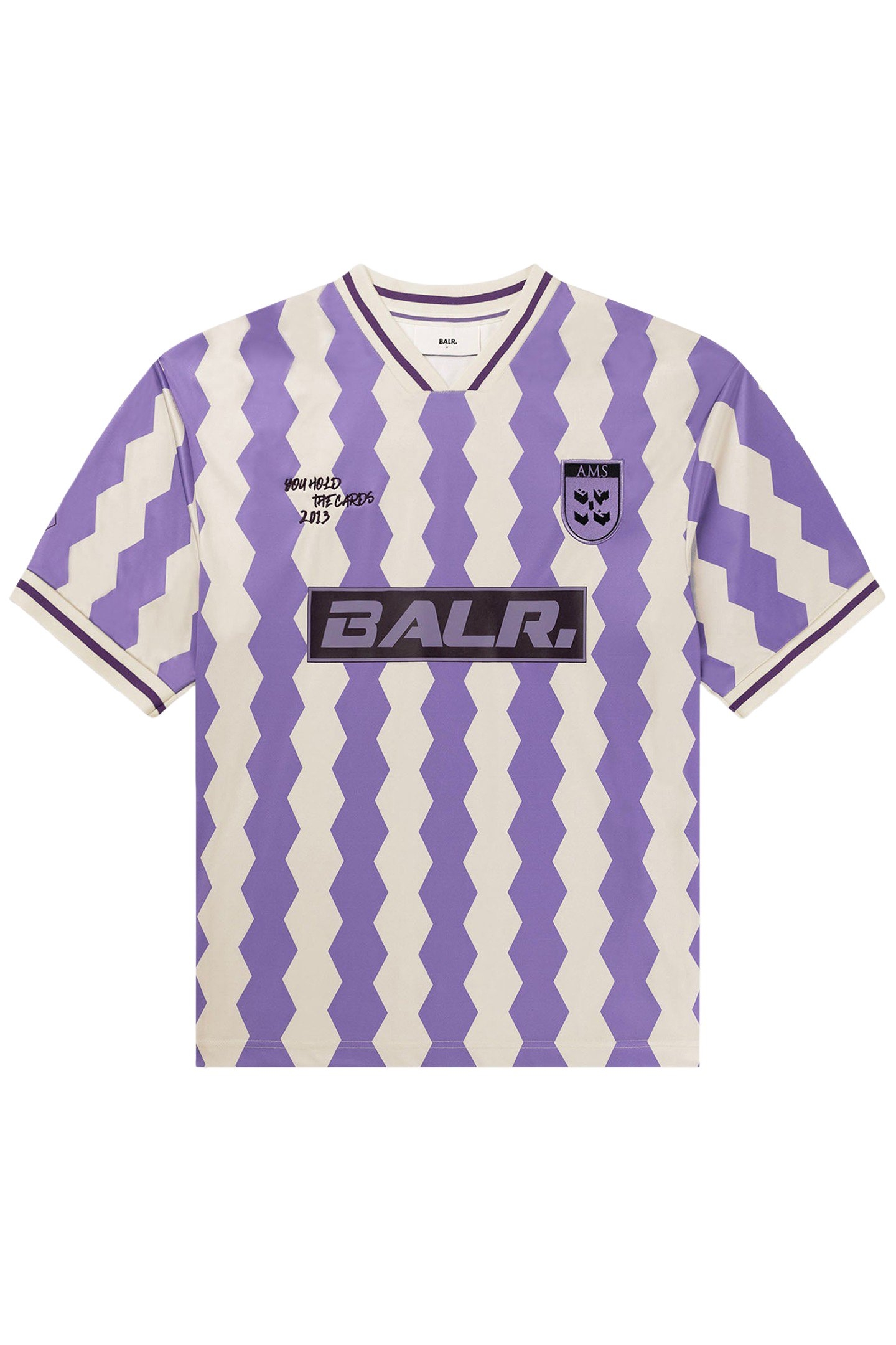 THE CLUB BOX FIT JERSEY WHITE SWAN/PAISLEY PURPLE 5
