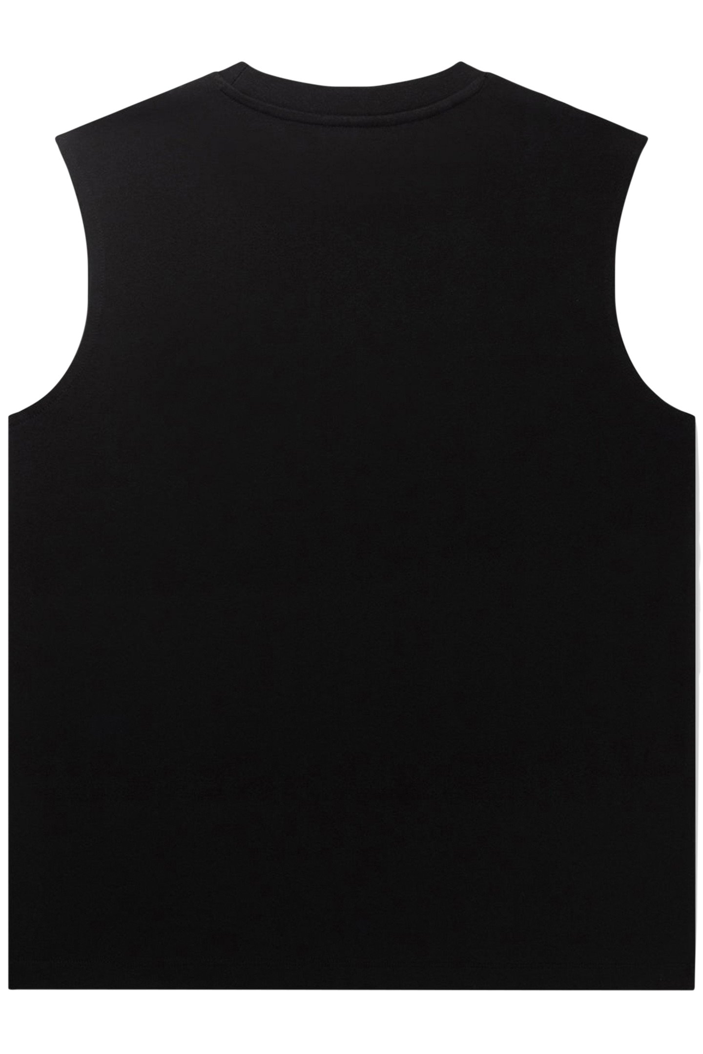 LOGO OVERSIZED TANKTOP JET BLACK 4