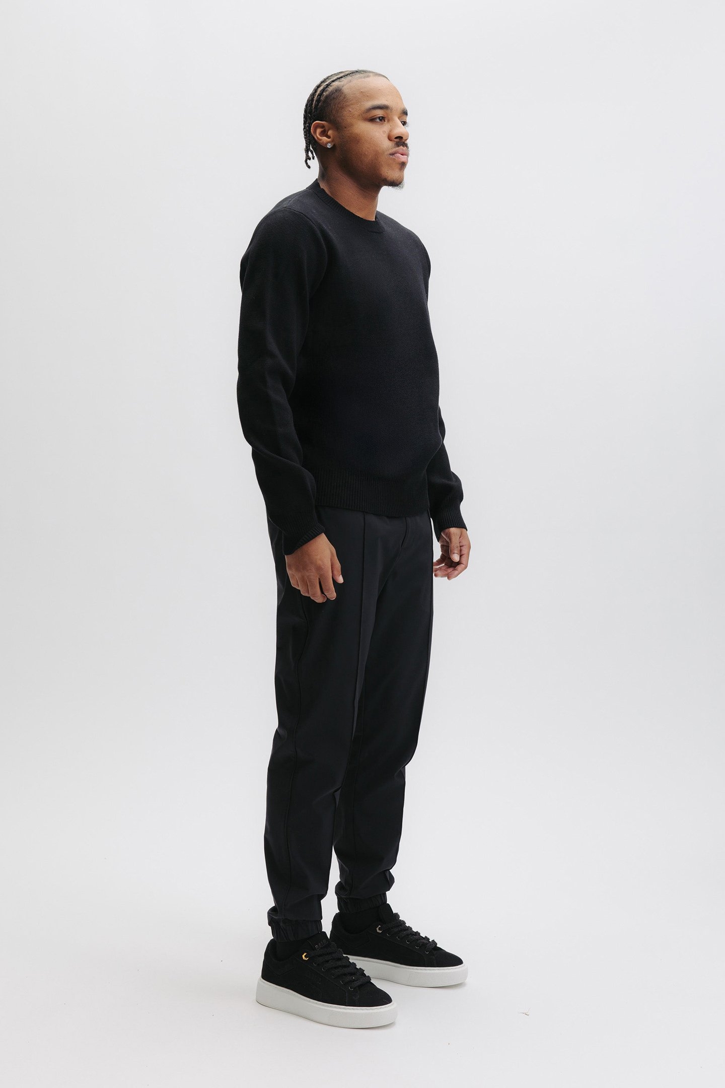 HEX-SERIES KNITTED CREWNECK JET BLACK 5