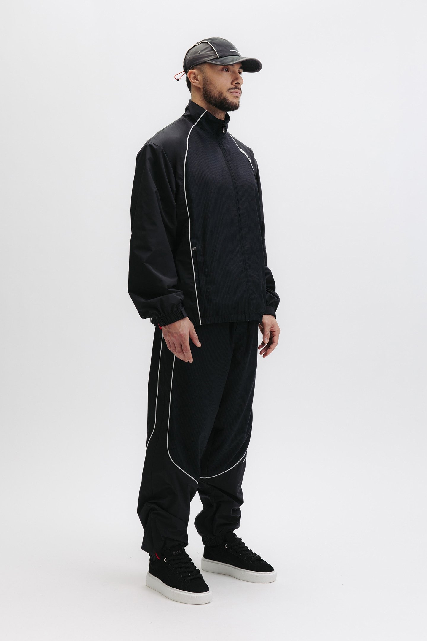 GOTL RELAXED TRACK JACKET JET BLACK 5