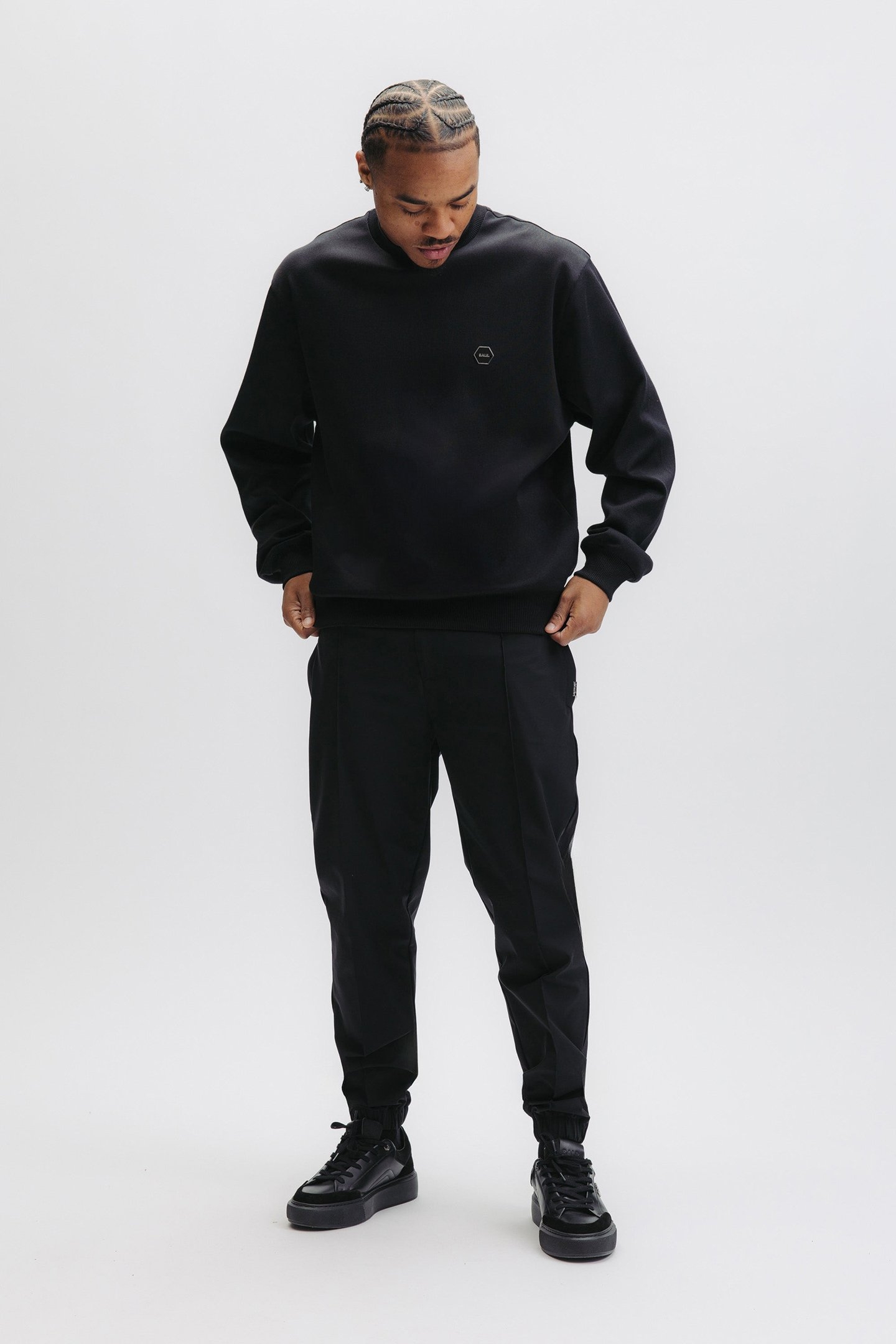 HEX-SERIES CREWNECK JET BLACK 6