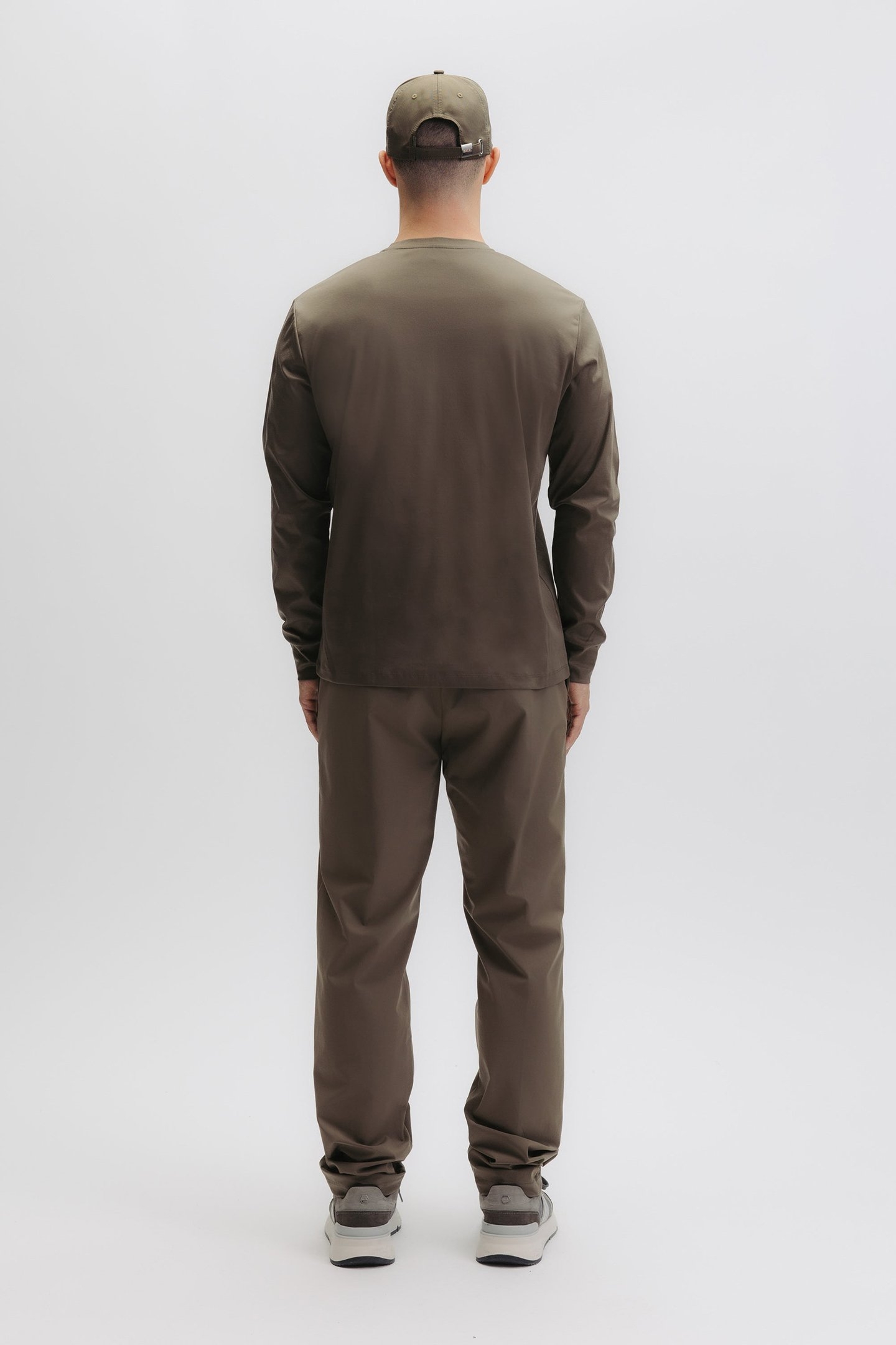 QXI SLIM L/S T-SHIRT TARMAC GREY 2