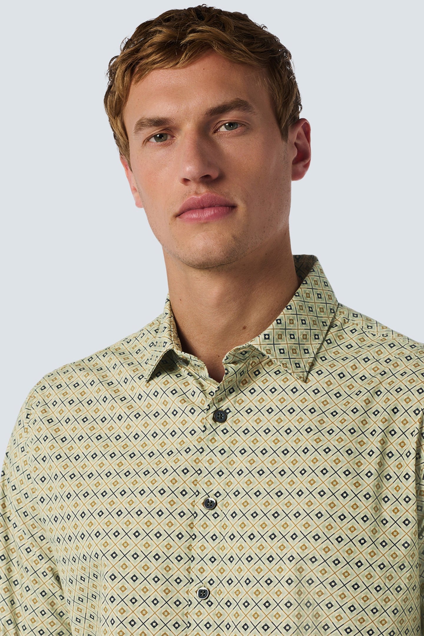 SHIRT STRETCH ALLOVER PRINTED SMOKE 6