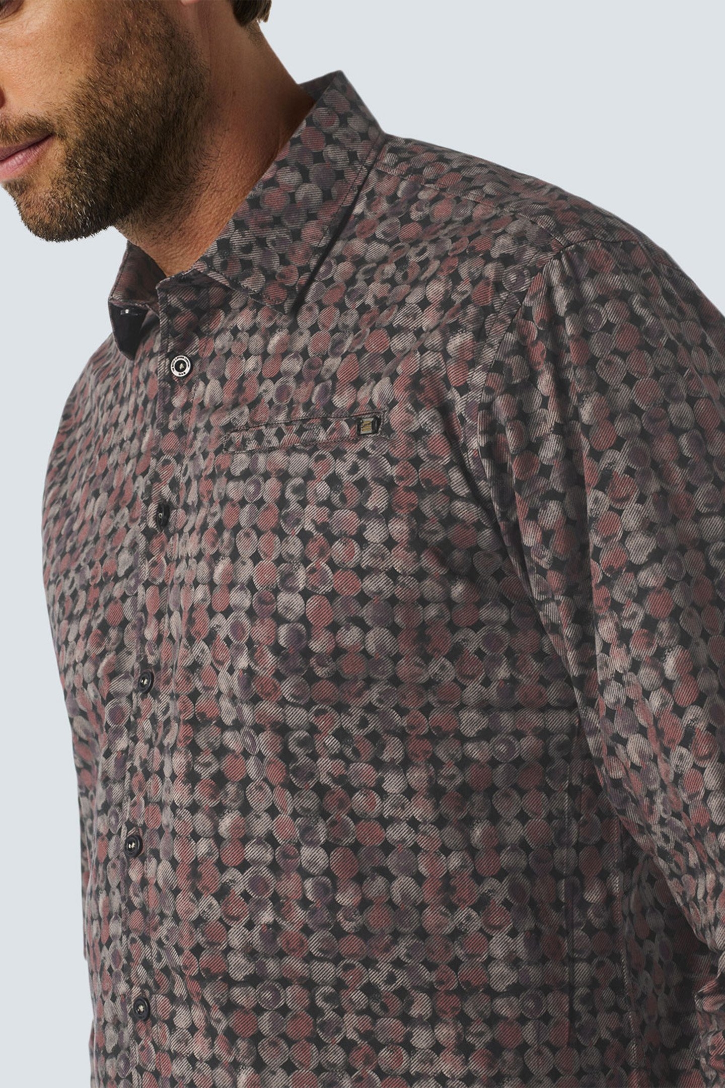 SHIRT STRETCH ALLOVER PRINTED RUSTY 6