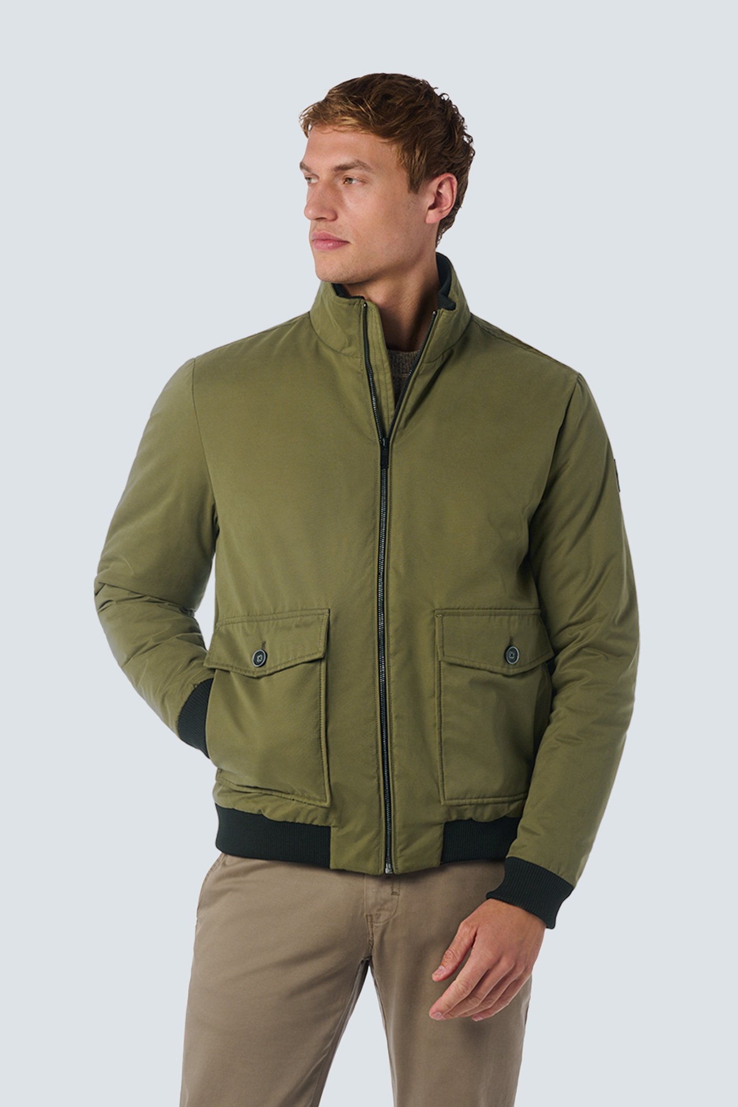 JACKET SHORT FIT PADDED ARMY 1