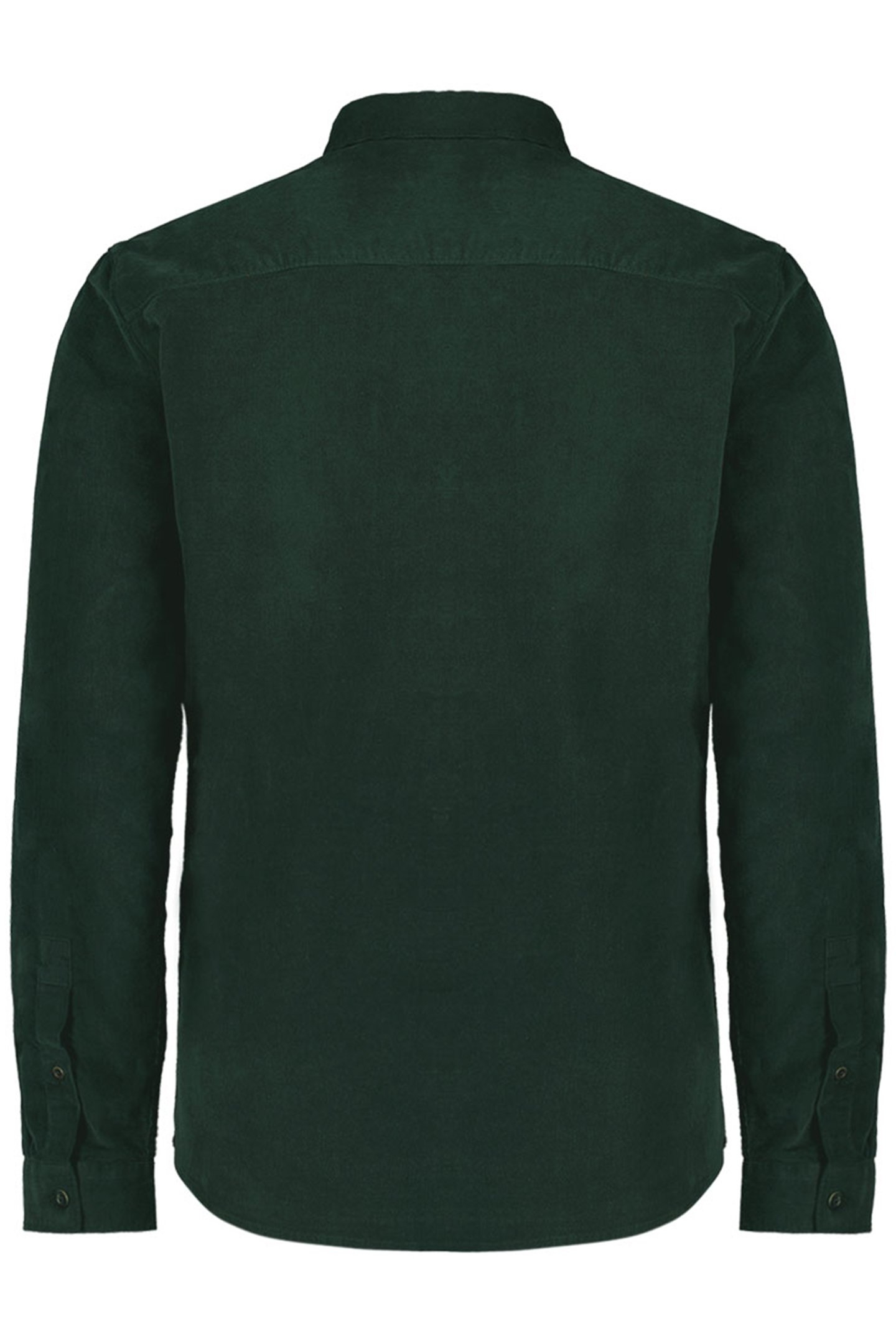 SHIRT CORDUROY SOLID DARK GREEN 5