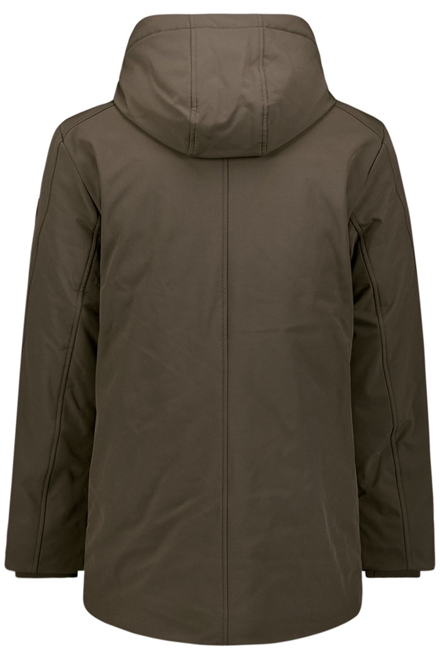 JACKET PARKA HOODED SOFT SHELL TAUPE 2