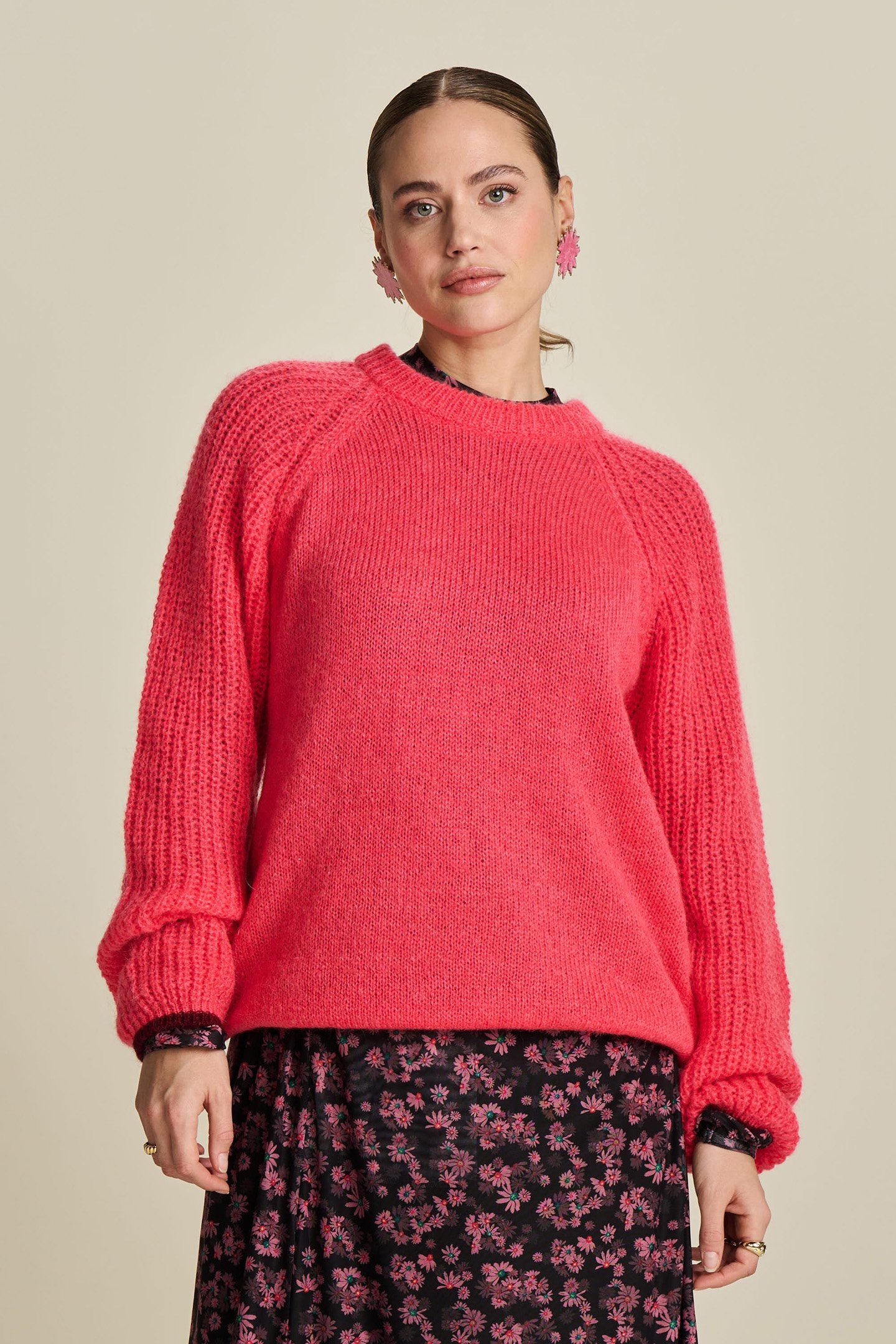 PULLOVER - VIBRANT PINK 1