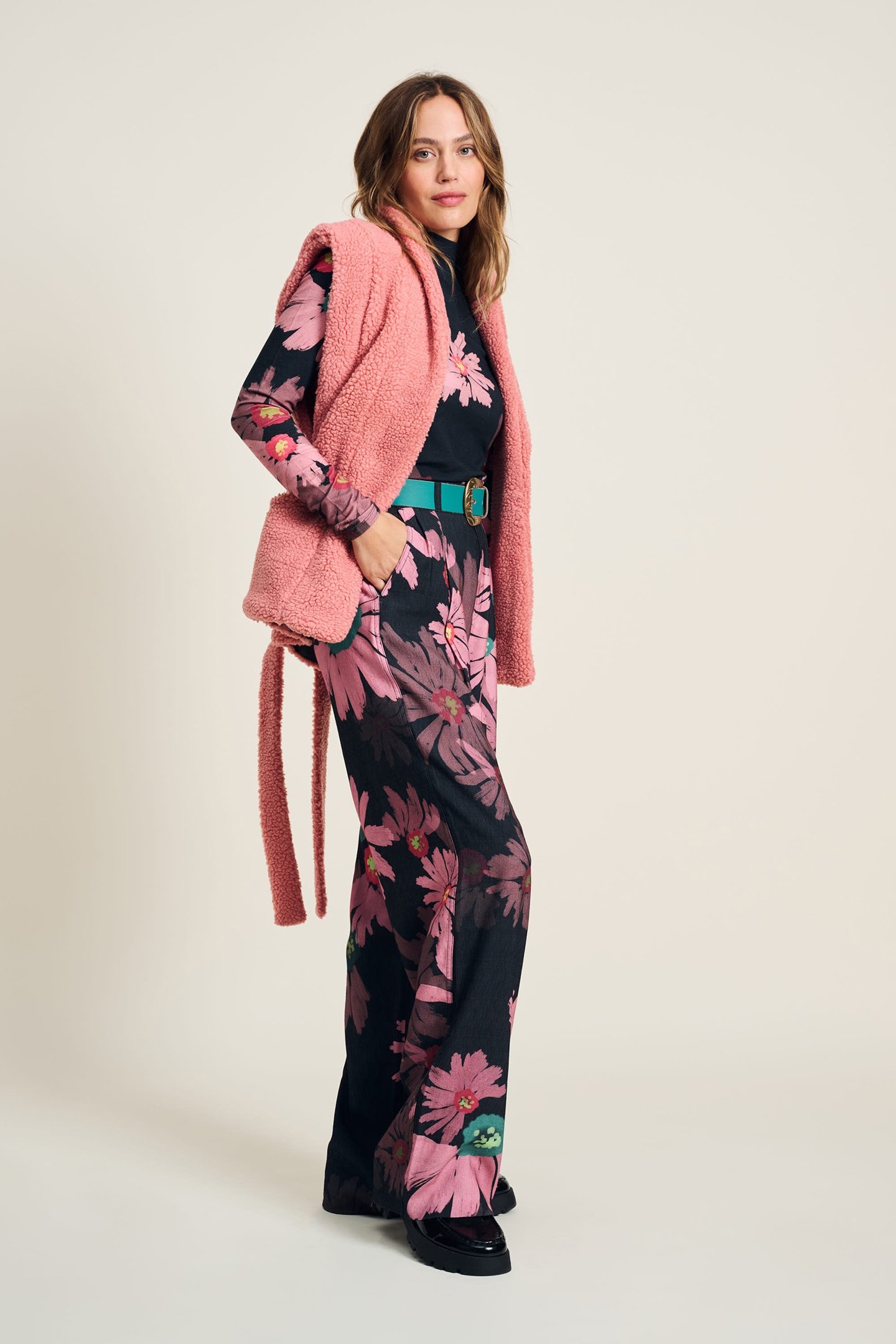 GILET - TEDDY DUSTY PINK 4