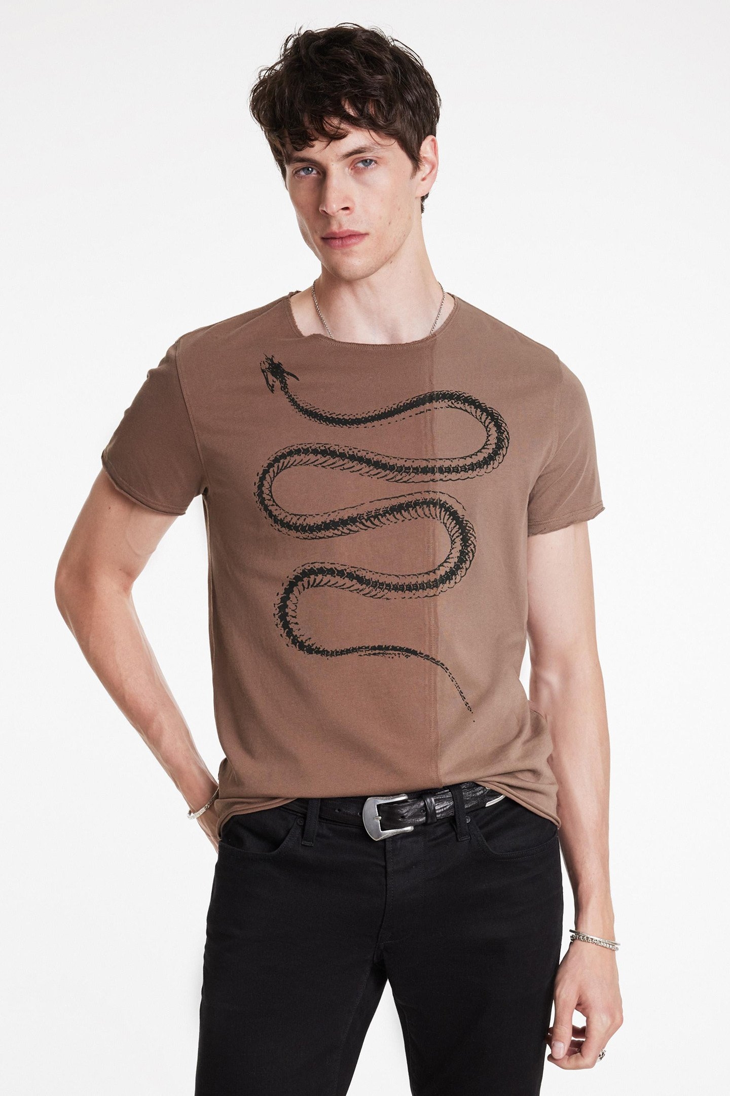 SS RAW EDGE 2 PANEL - SNAKE BONES MAUVEWOOD 1