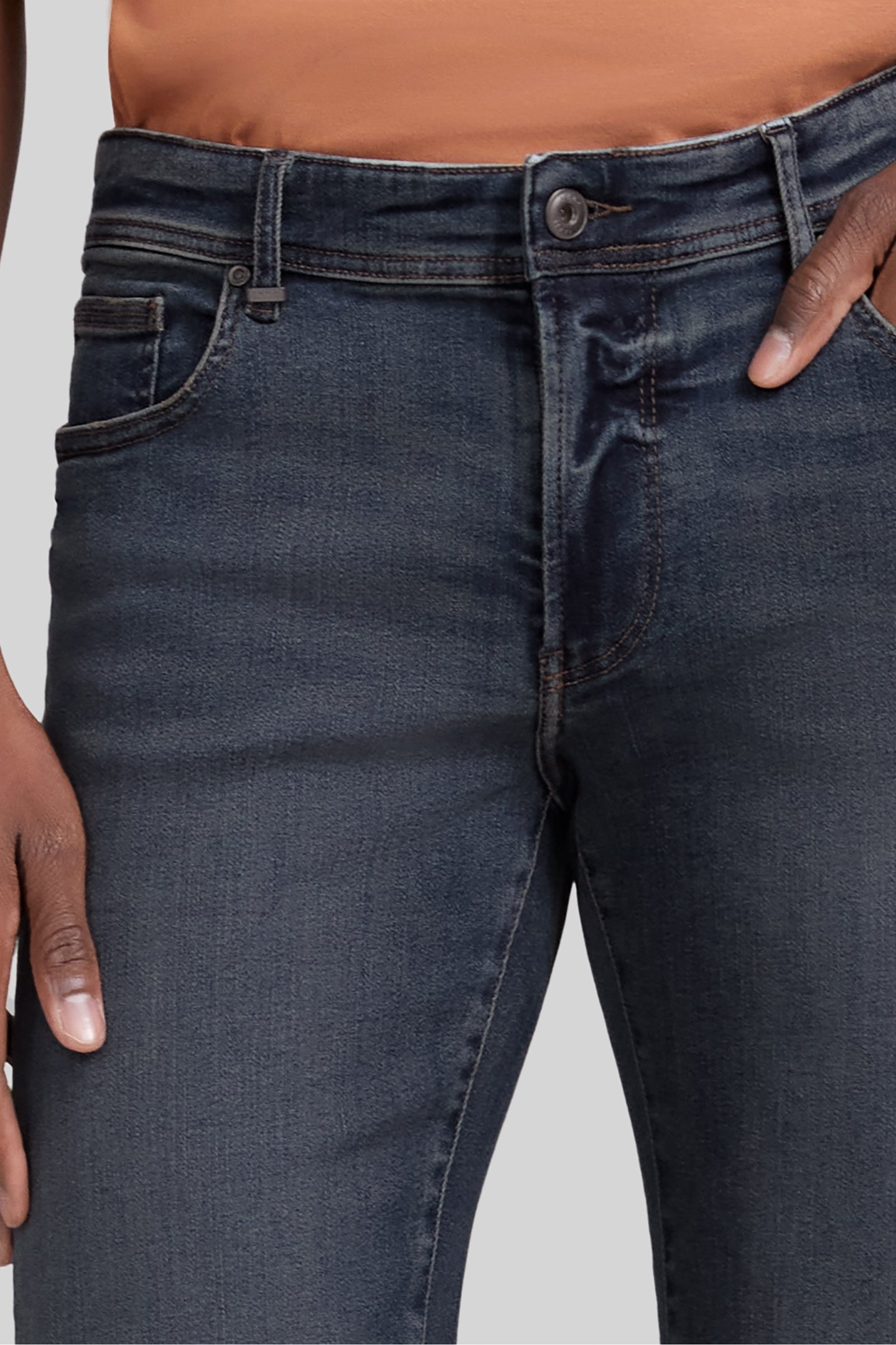 STEEL WATERLESS DIRTY FADED SLIM JEANS 6