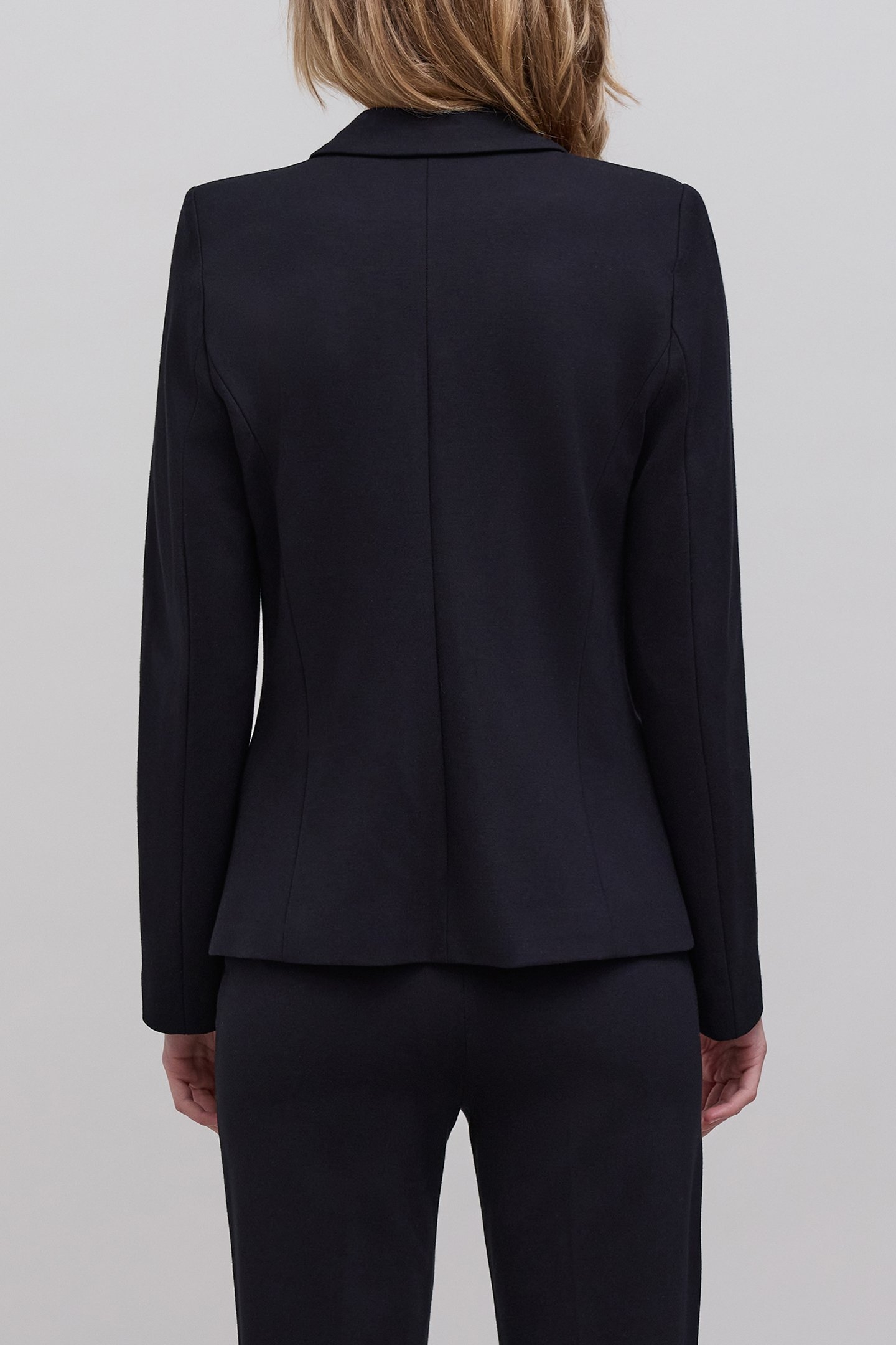 BLACK KNIT SUIT JACKET 2