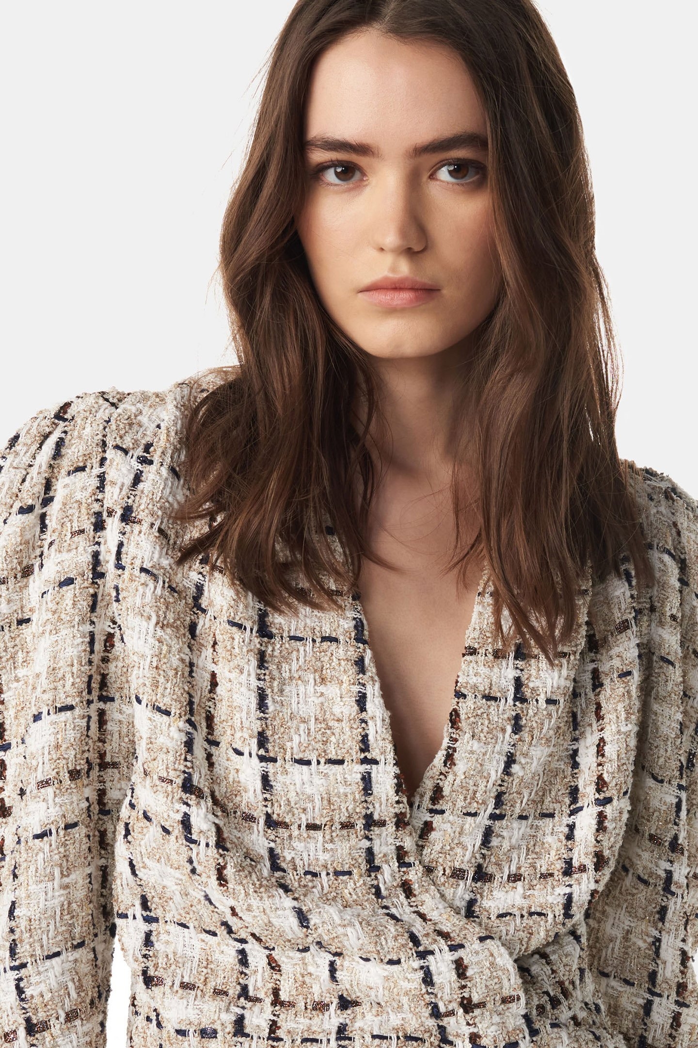 PATRIA TOP MIXED ECRU 5