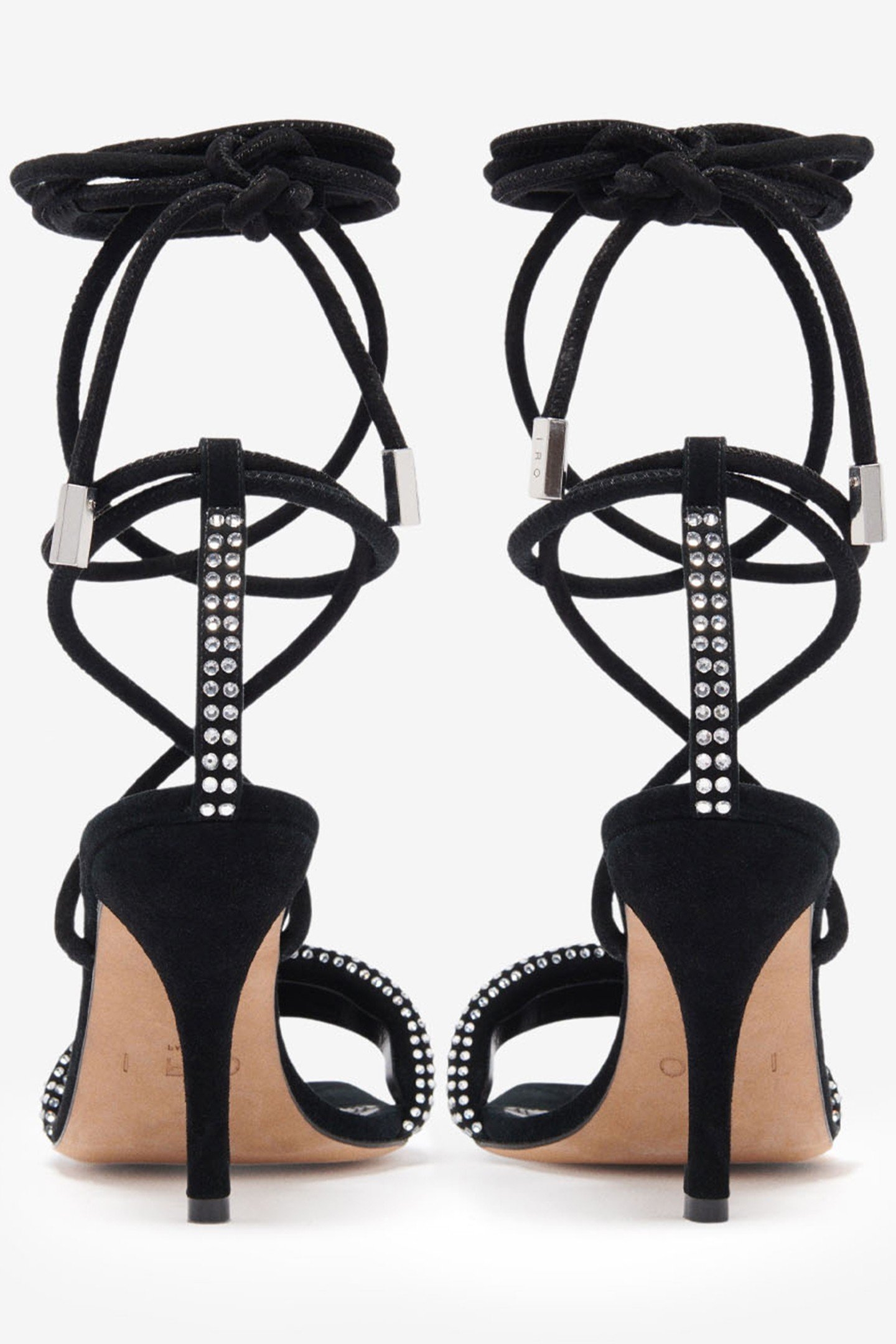 PADDY SANDALS BLACK / STRASS 4