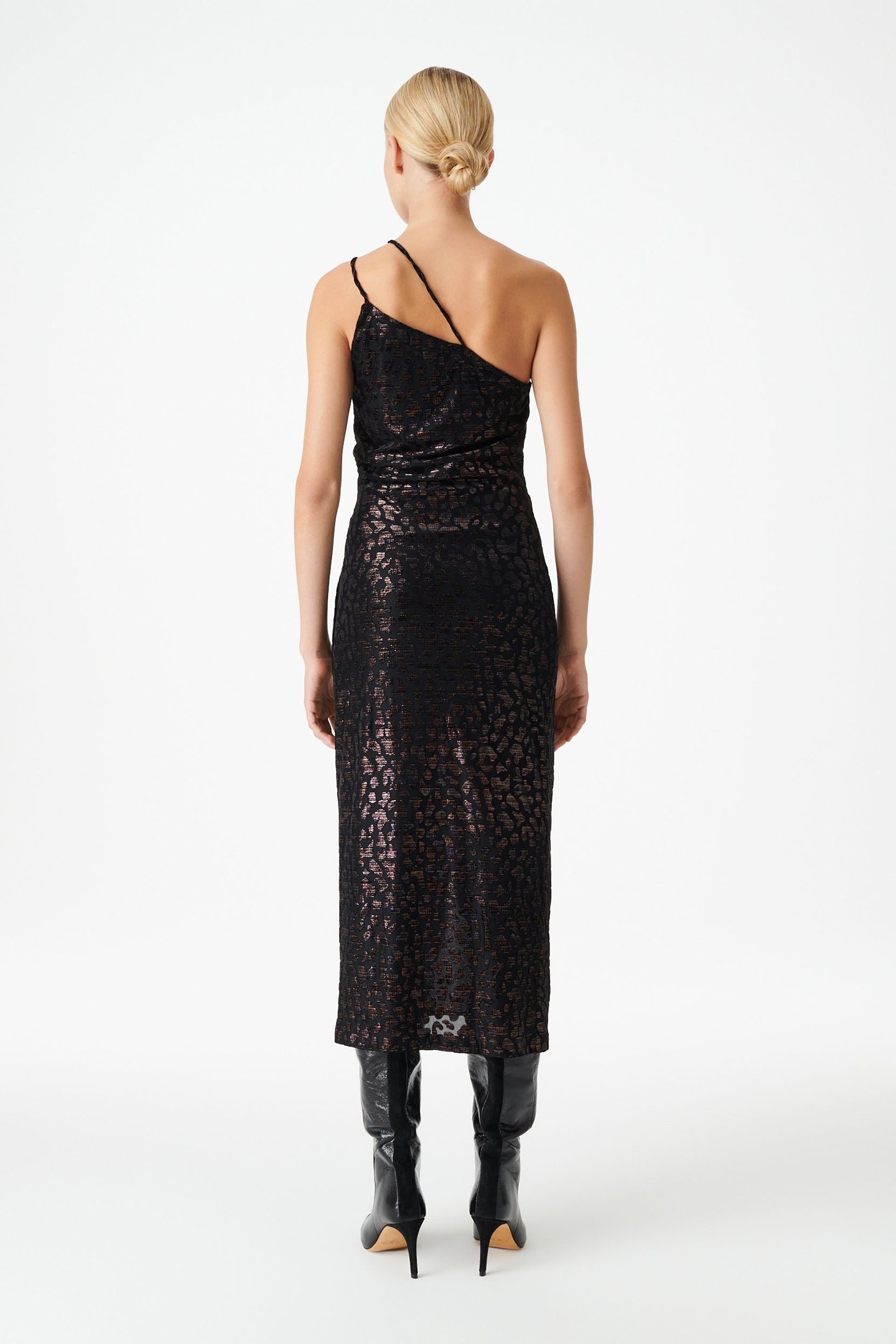 BEXLY DRESS BLACK LUREX 2