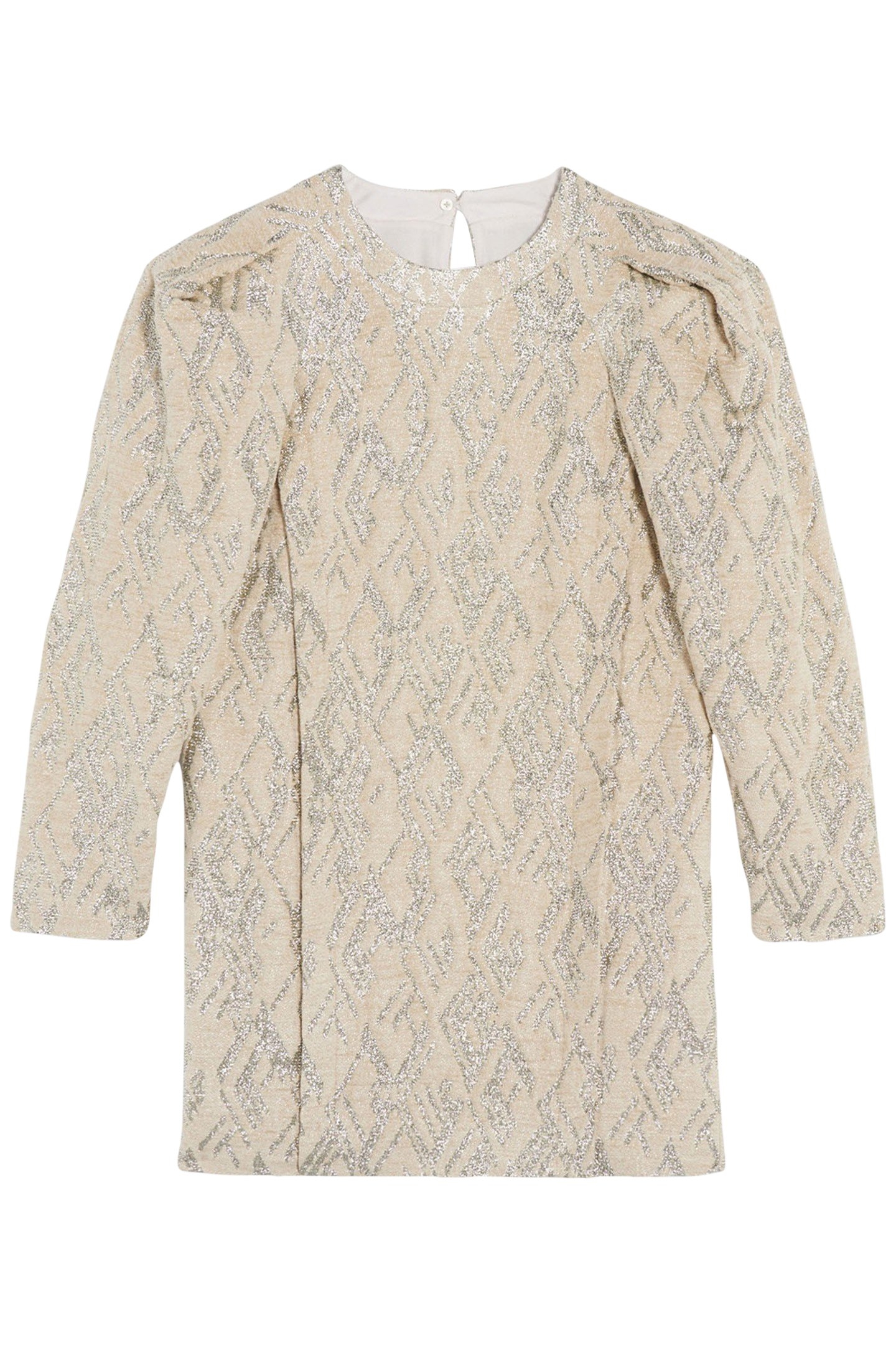 YAHRI DRESS ECRU/GREY 4