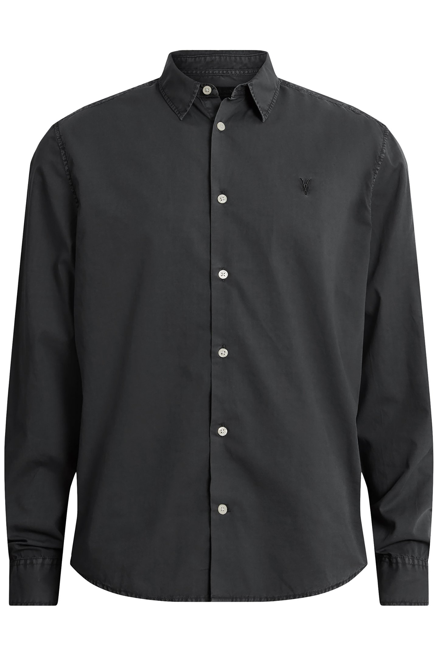 TAHOE LS SHIRT WASHED BLACK 4
