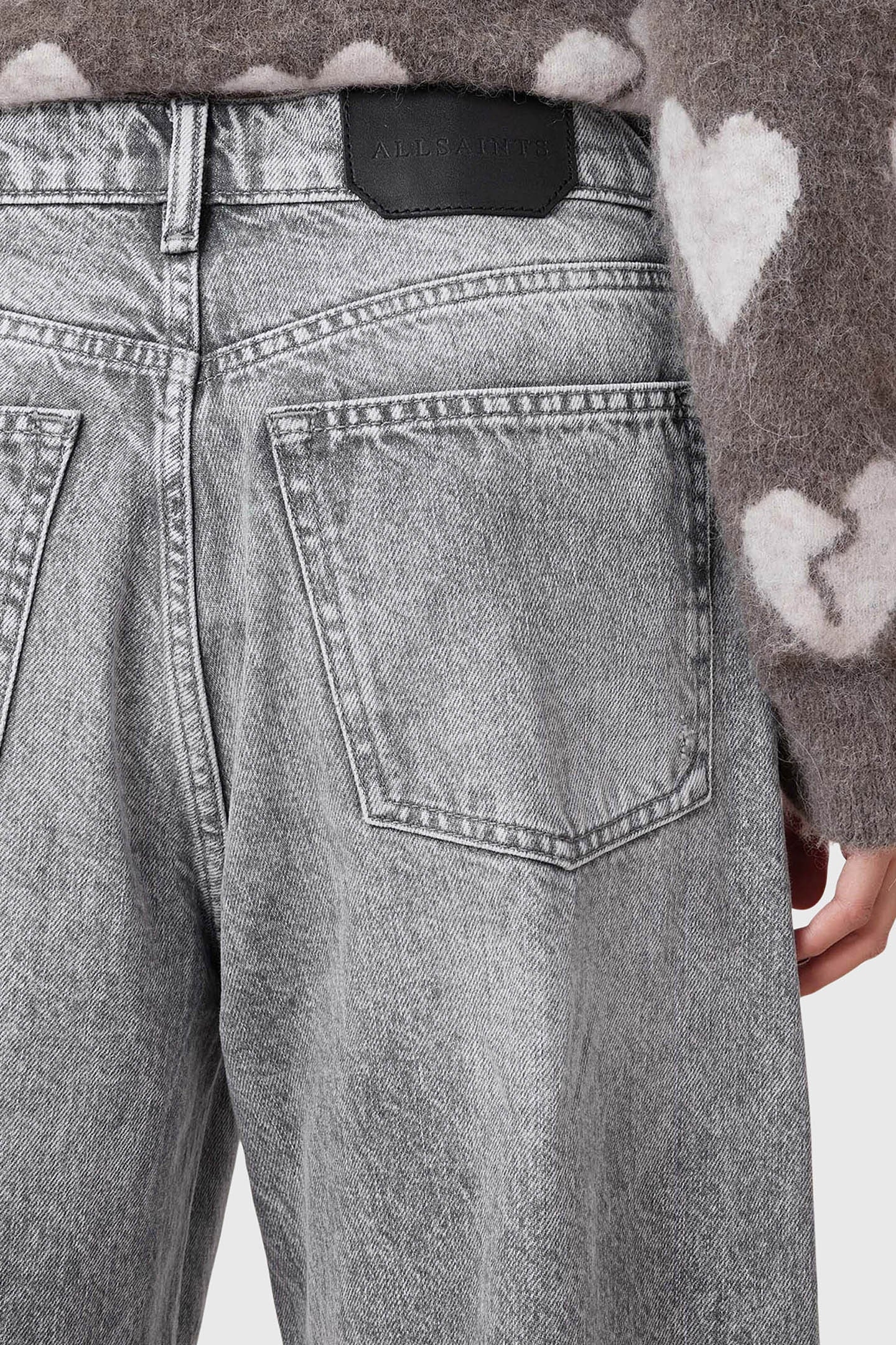 AKI CROSSOVER JEAN WASHED GREY 7