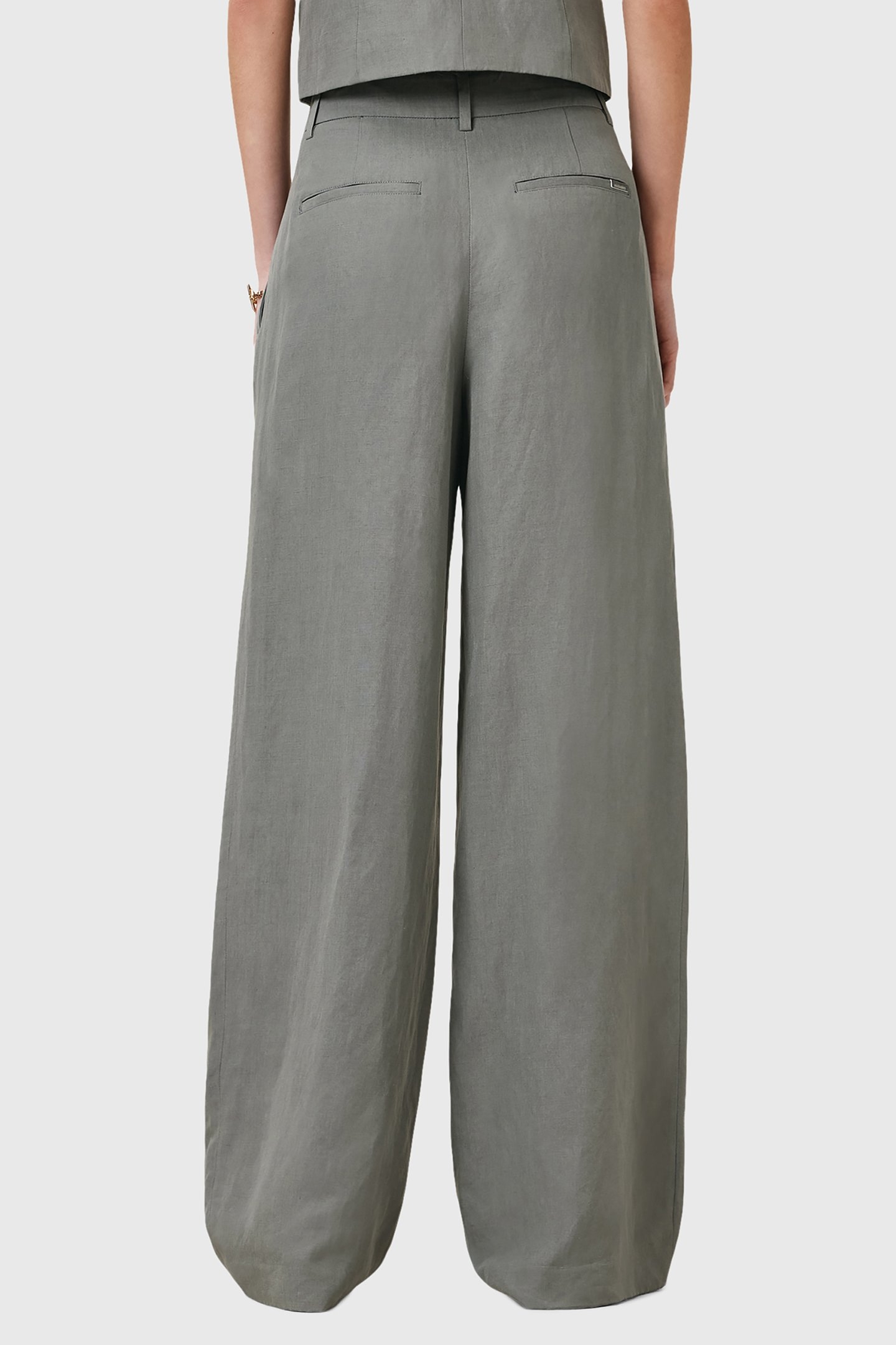 AVERIE LIN TROUSER GREY 2