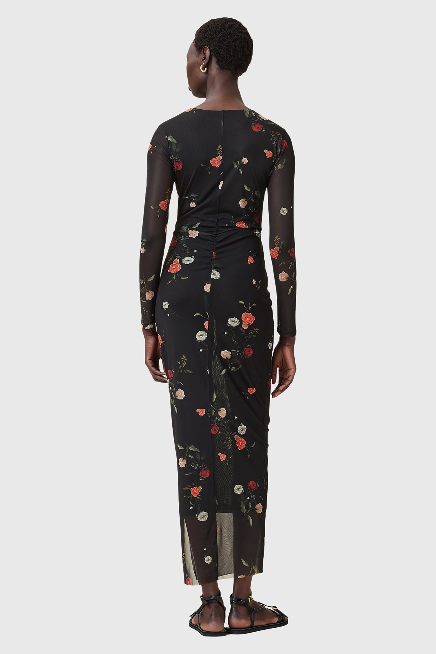 KATHY MESH DRESS BRIAR BLACK 2