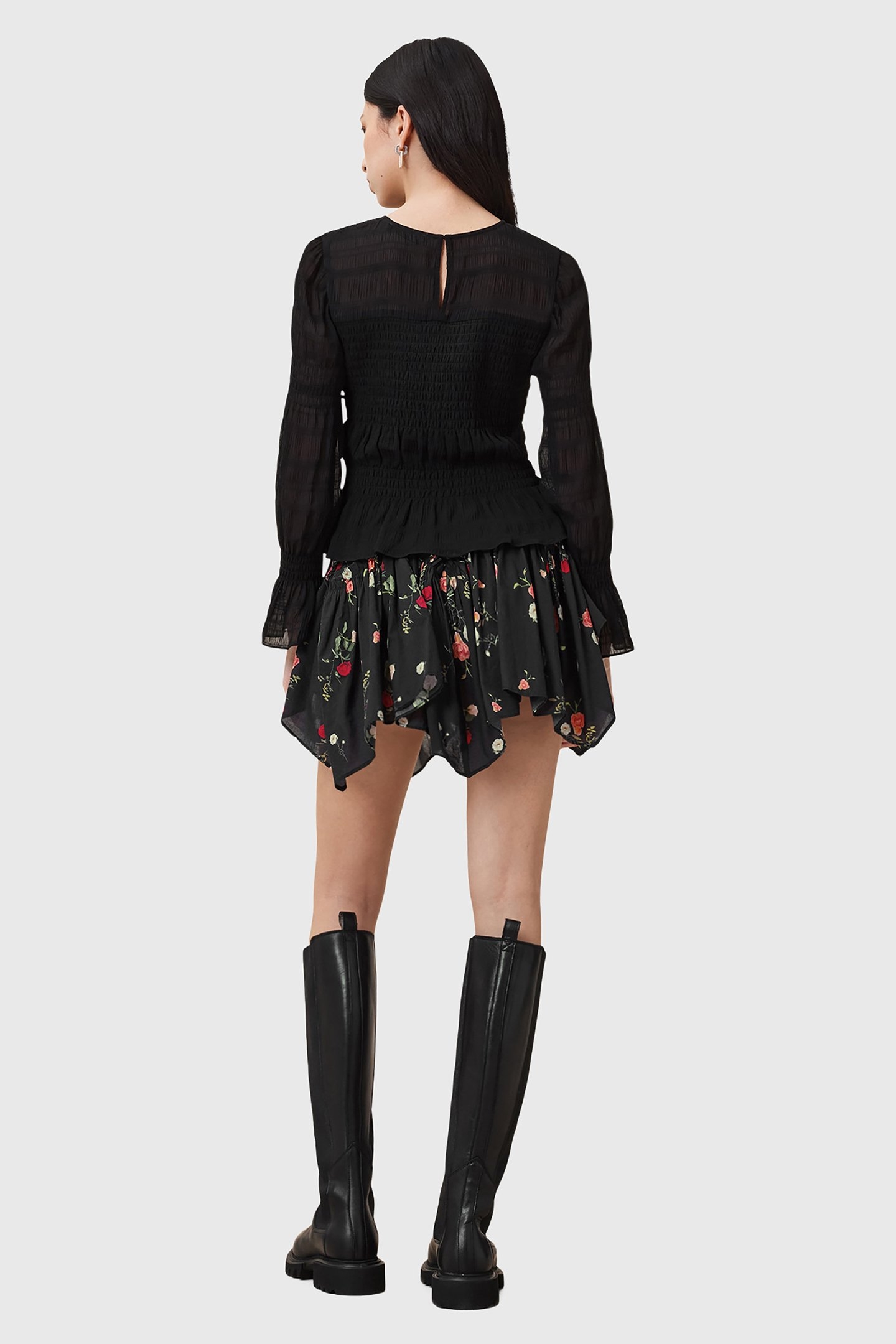 DELILAH SKIRT BRIAR BLACK 4