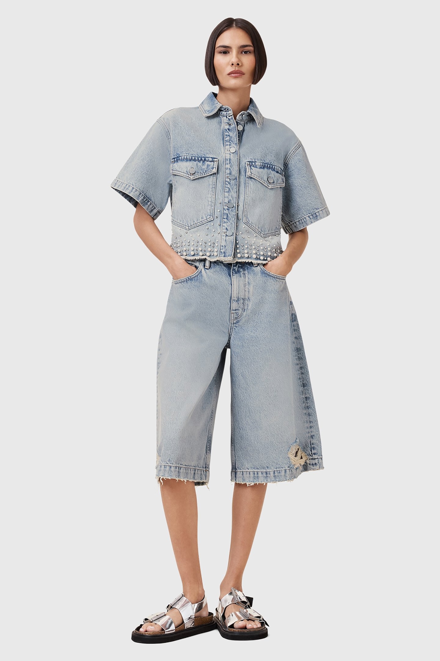 TOVE EMB SHIRT LIGHT INDIGO 3