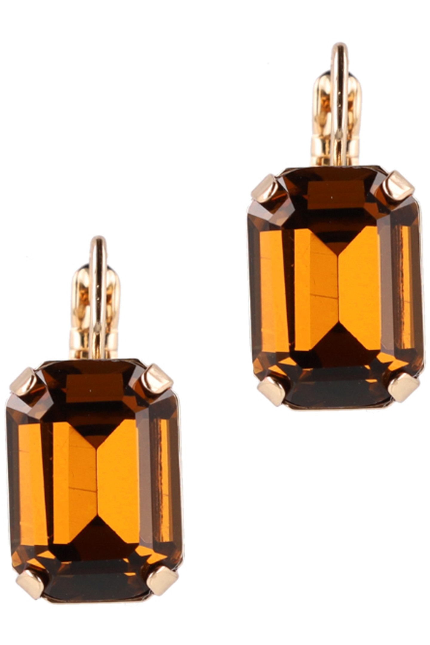 VOGUE EARRINGS SMOKED TOPAZ 1