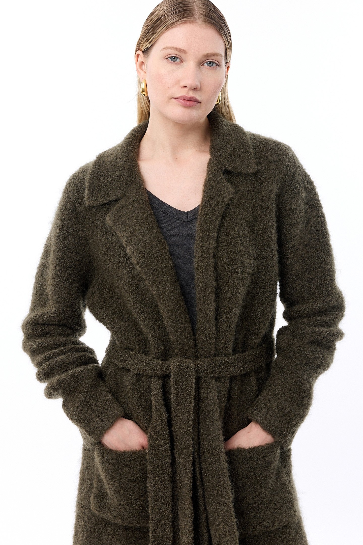 ONNA CARDIGAN DARK OLIVE 5