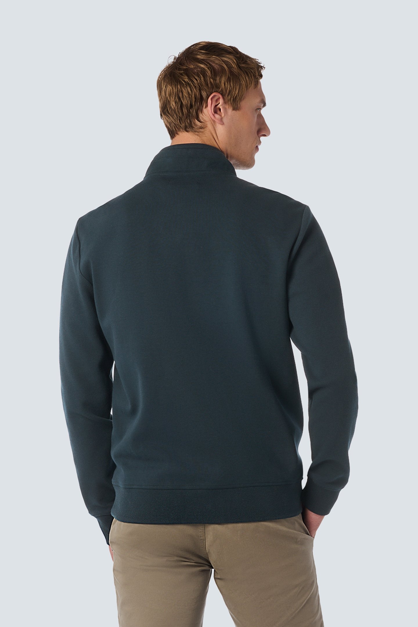 SWEATER FULL ZIPPER TWILL JACQUARD NIGHT 2