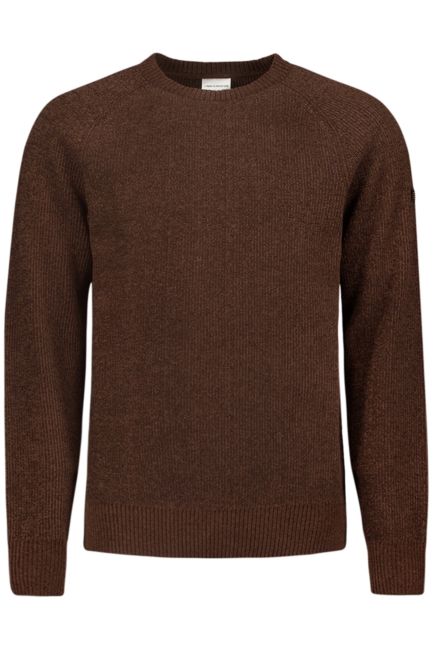 PULLOVER CREWNECK 2 COLOURED CHENILLE BROWN 4