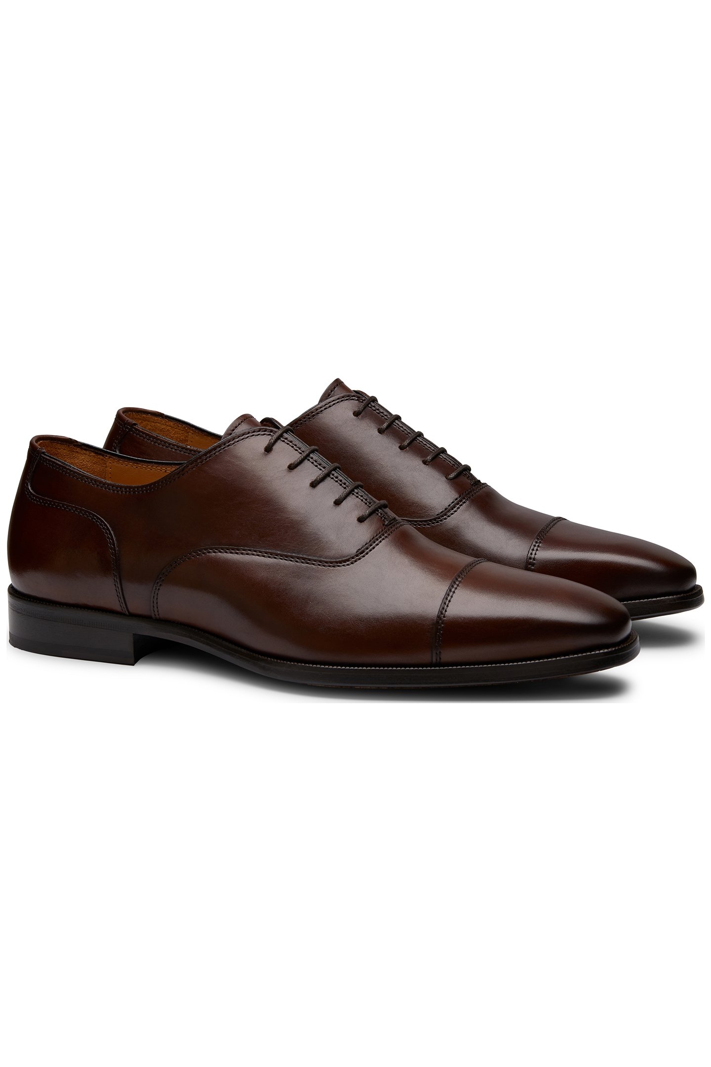 LEATHER-OXFORD-BROWN BROWN 1