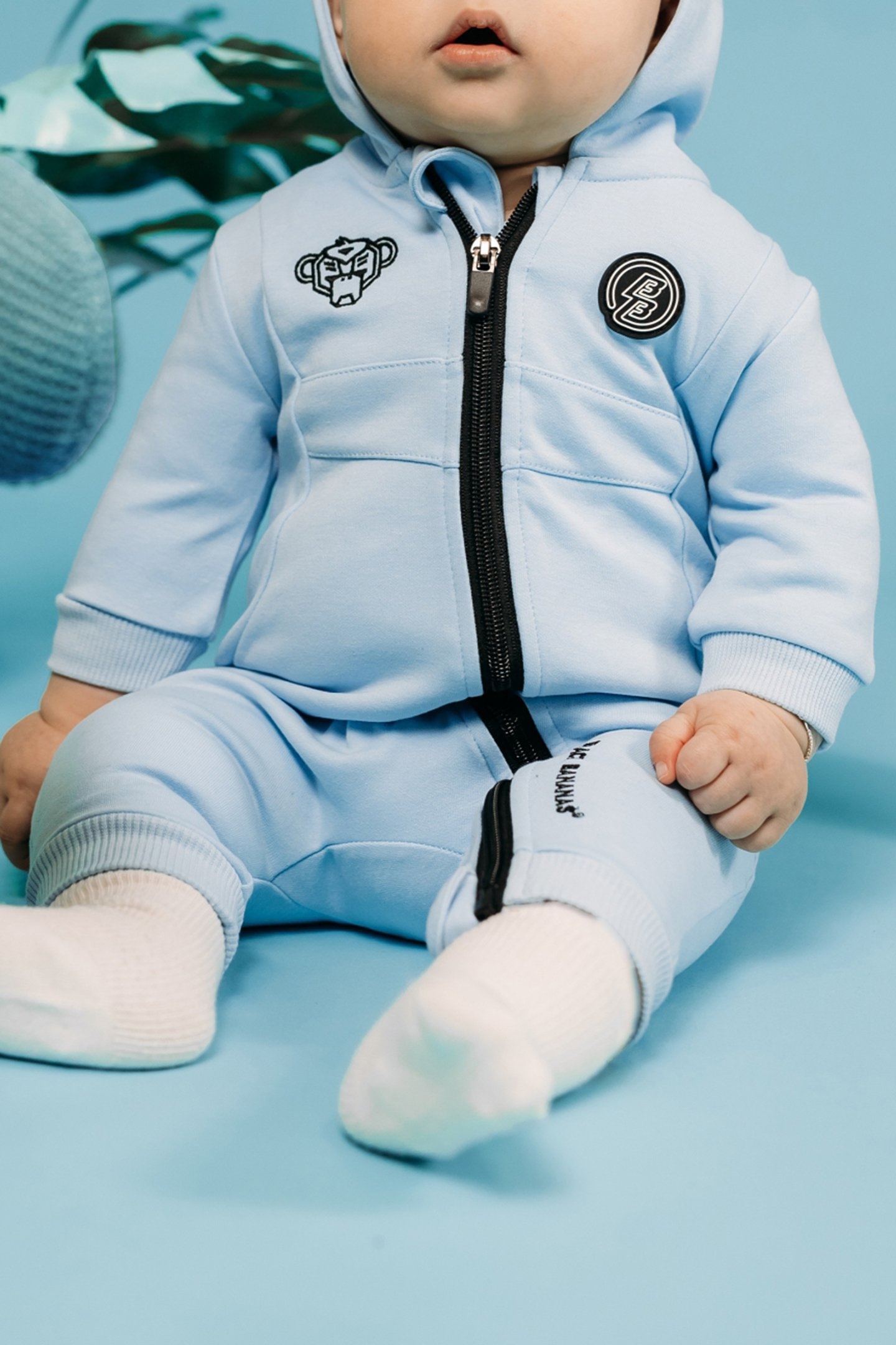 BABY ANORAK TRACKSUIT LIGHT BLUE 1
