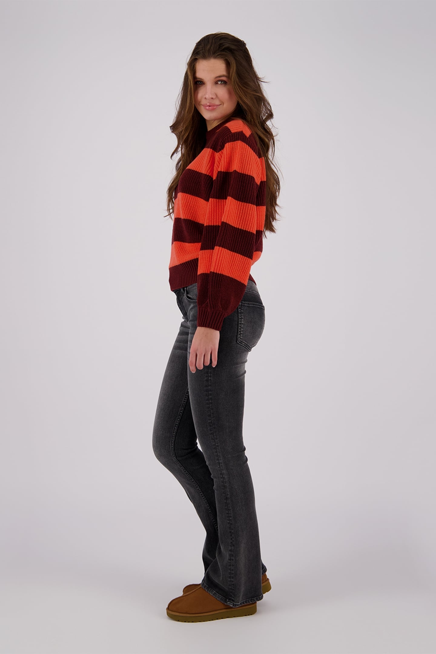 ECLIPSE JEANS MID GREY STONE 6