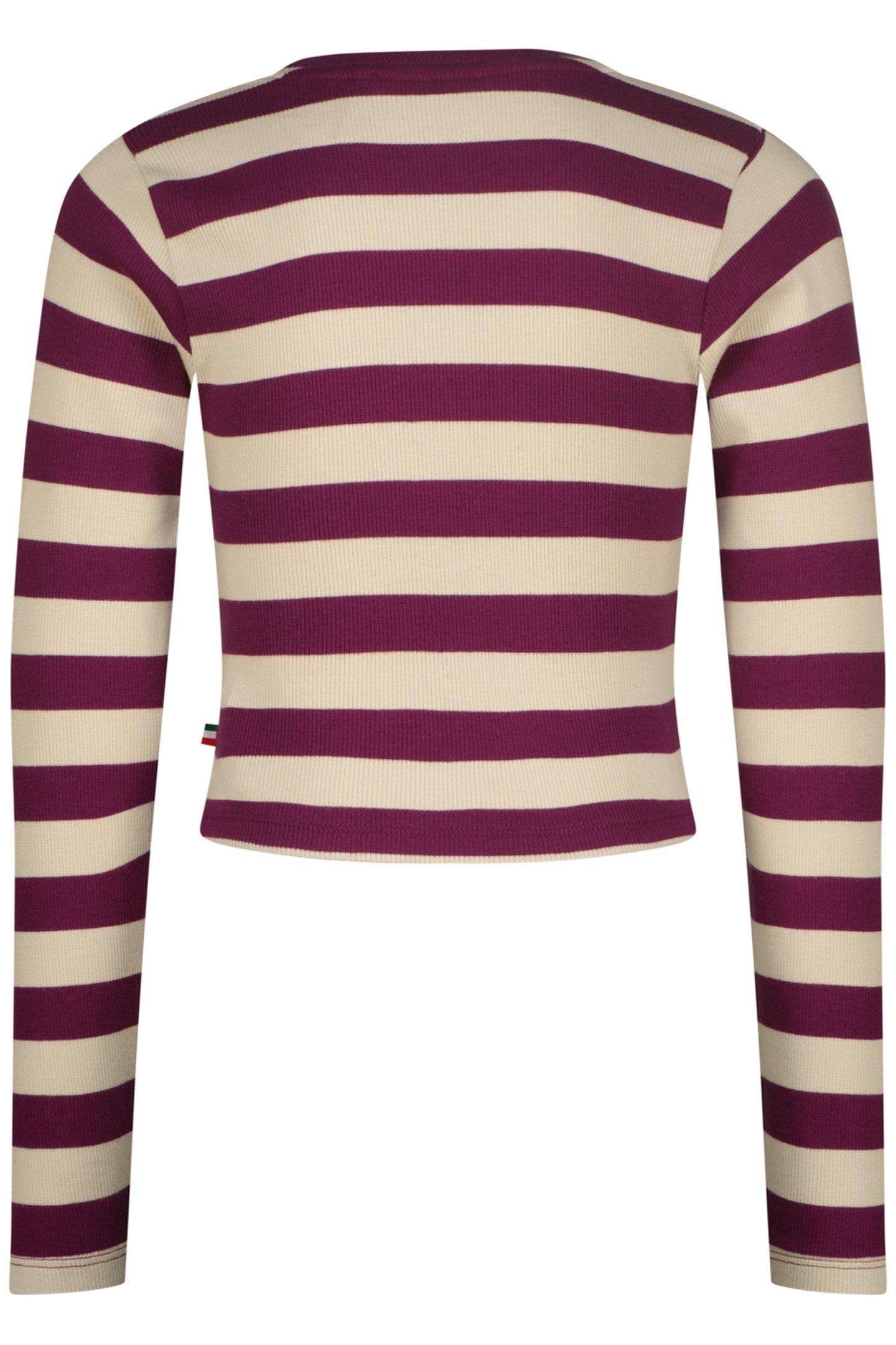 GIRLS G-BASIC-CROP RIB STRIPE SINGLET MAGIC PURPLE 2