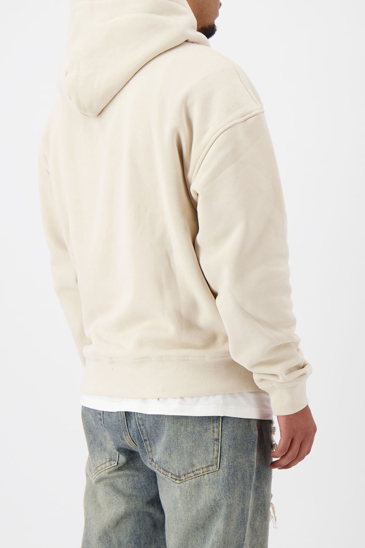 CALLIGRAPHY HOODIE SAND 2