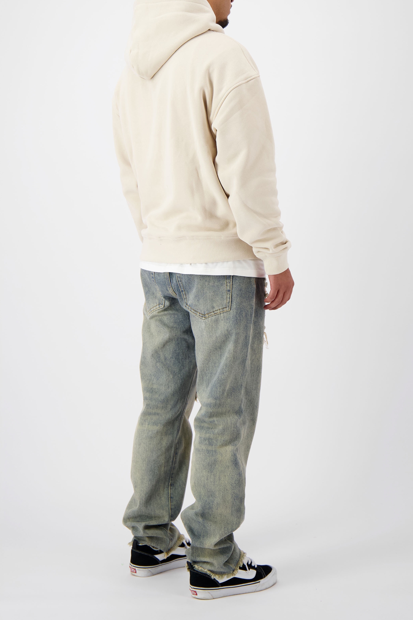 CALLIGRAPHY HOODIE SAND 3