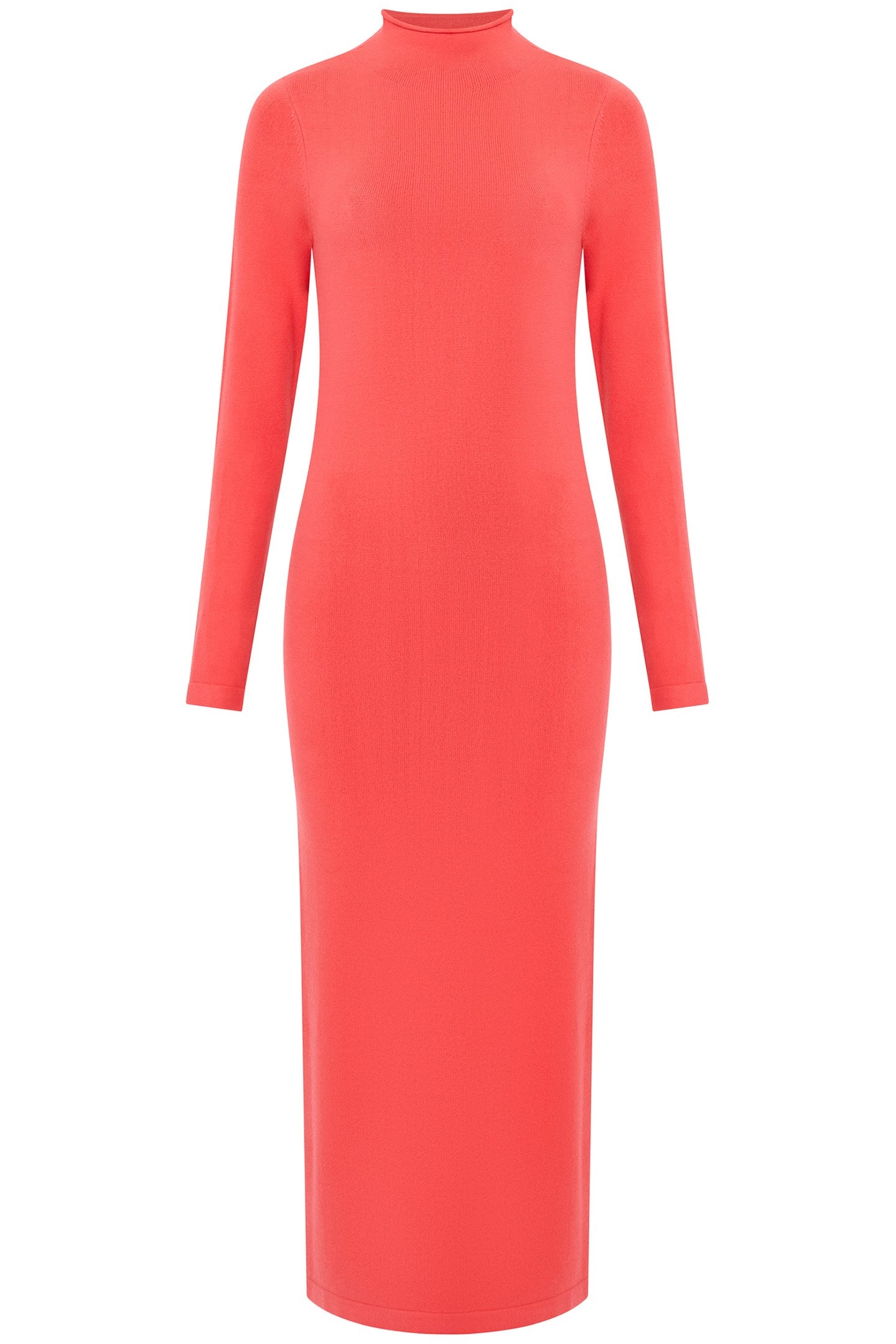 BABYSOFT ROLL NK DRESS CAYENNE RED 3