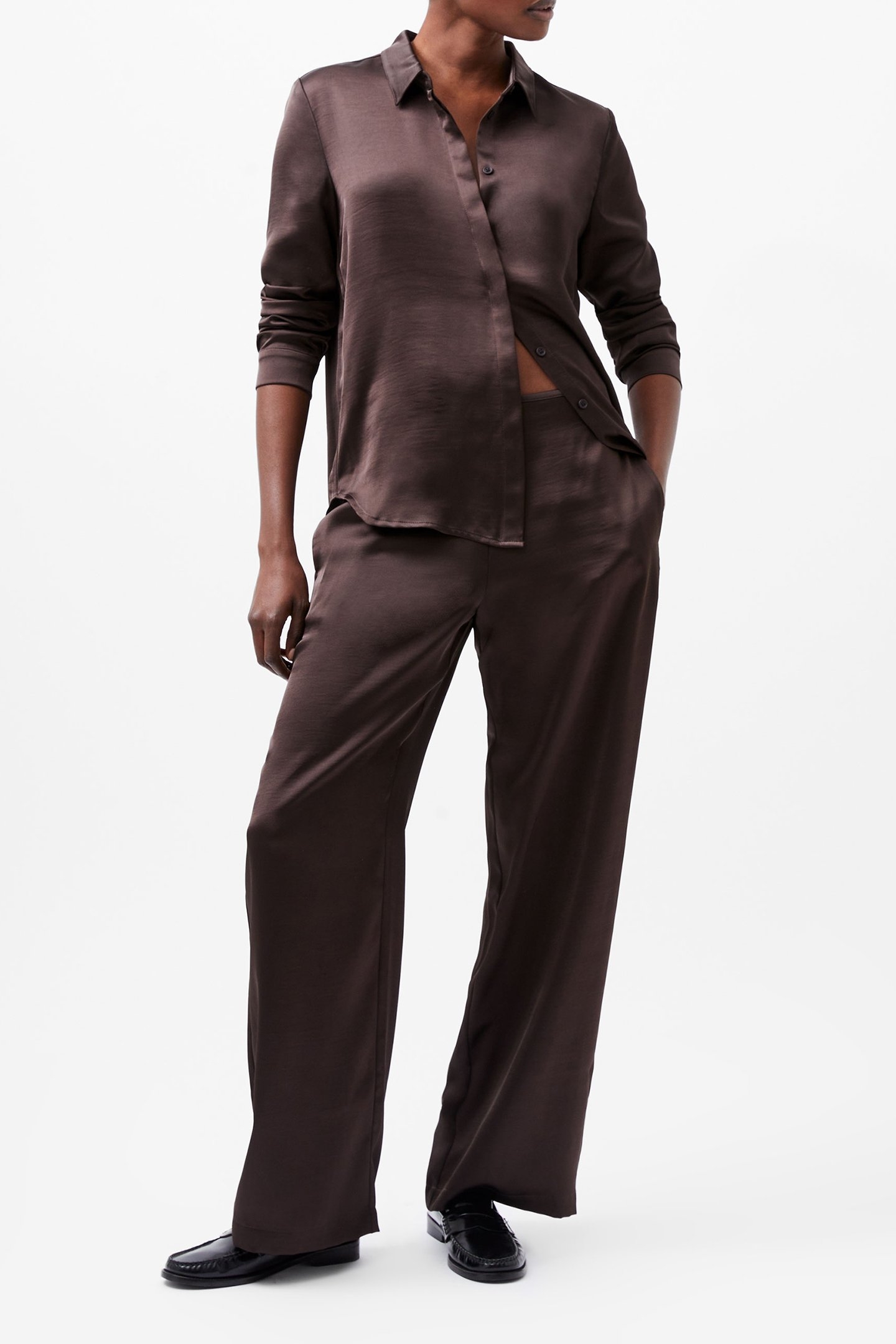 SATIN SHIRT CHOCOLATE GANACHE 2