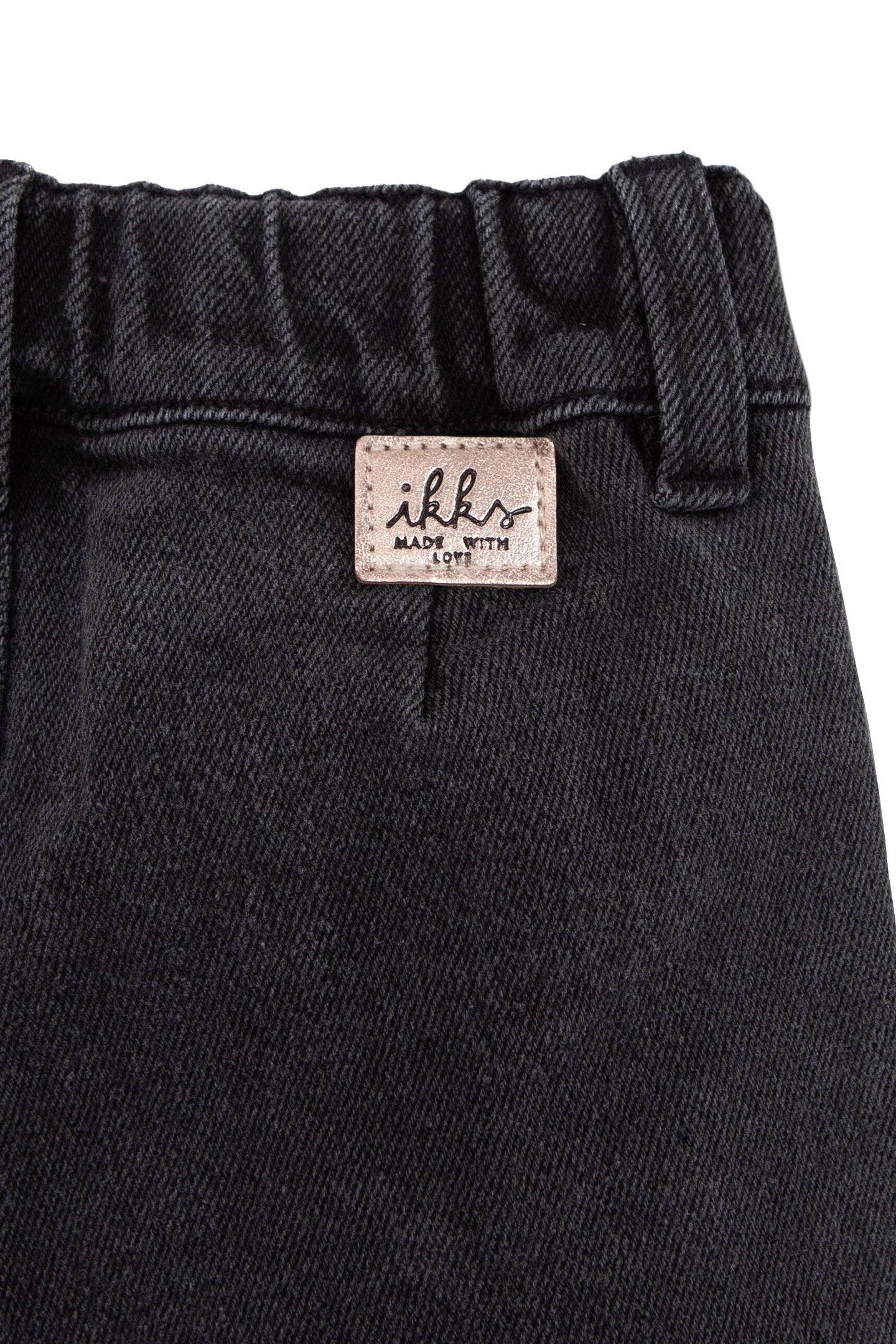 GIRL'S EMBROIDERED GREY LARGE JEANS 5