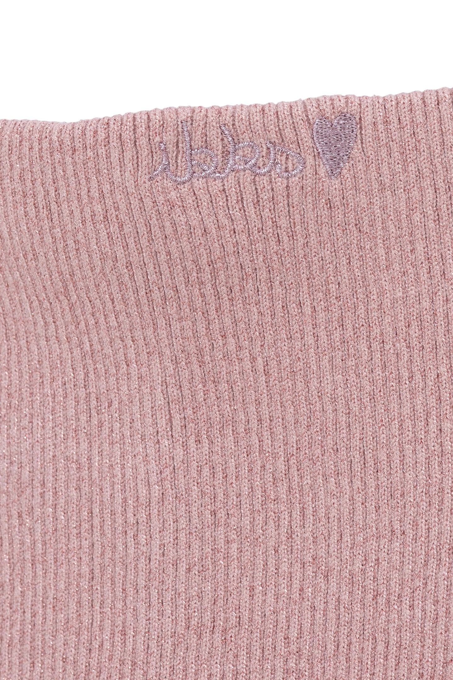 PINK KNITTED RECYCLED SNOOD FOR GIRLS 5